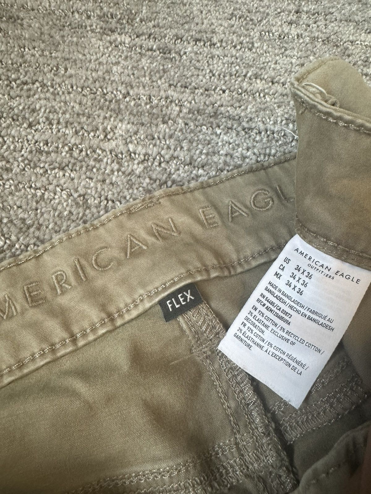 American Eagle Outfitters TALL GUYS!! American Eagle Pants 34 XL Size US 34 / EU 50 - 4 Thumbnail