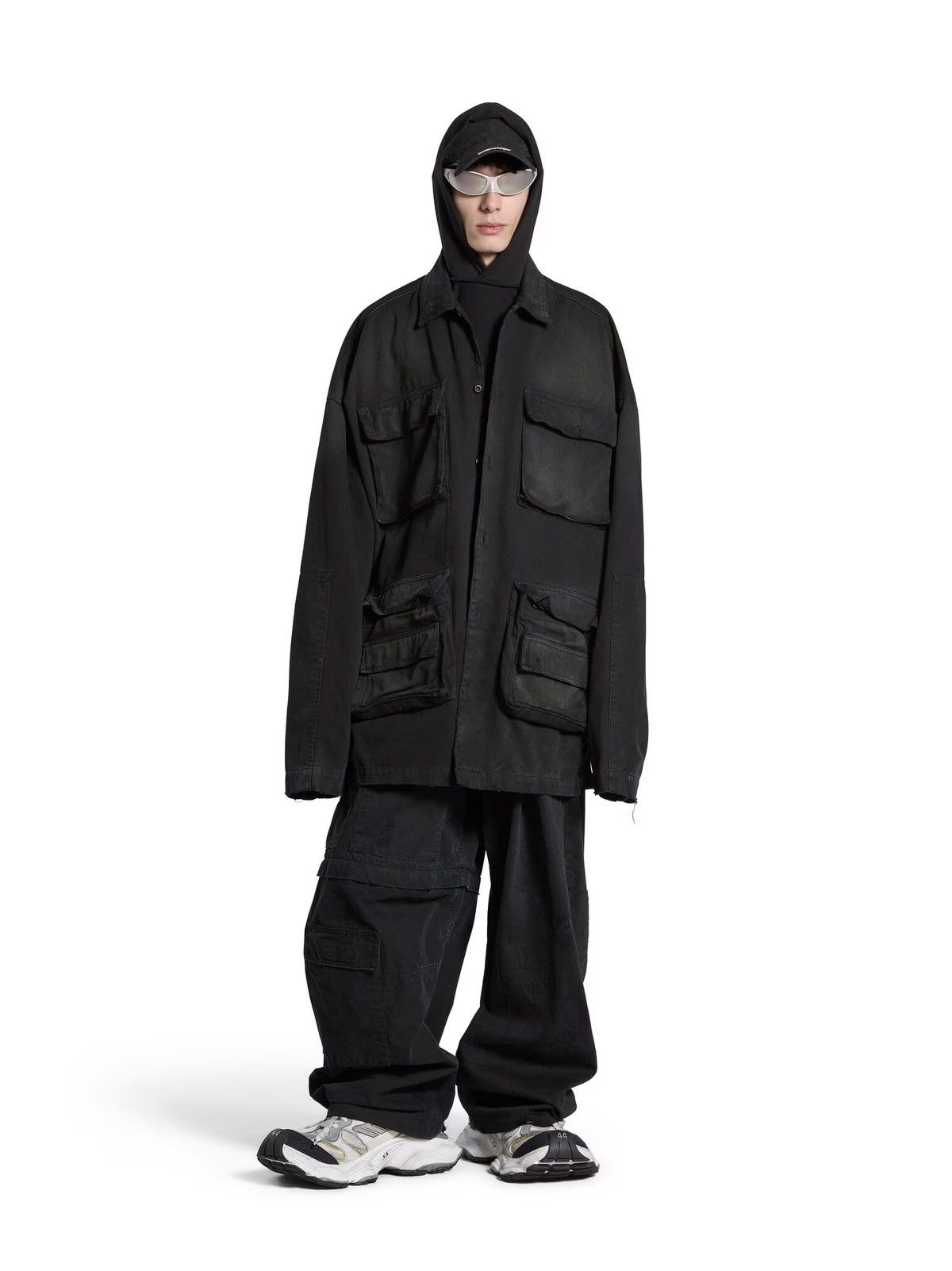 Balenciaga BB corp cargo jacket large fit Size US S / EU 44-46 / 1 - 1 Thumbnail