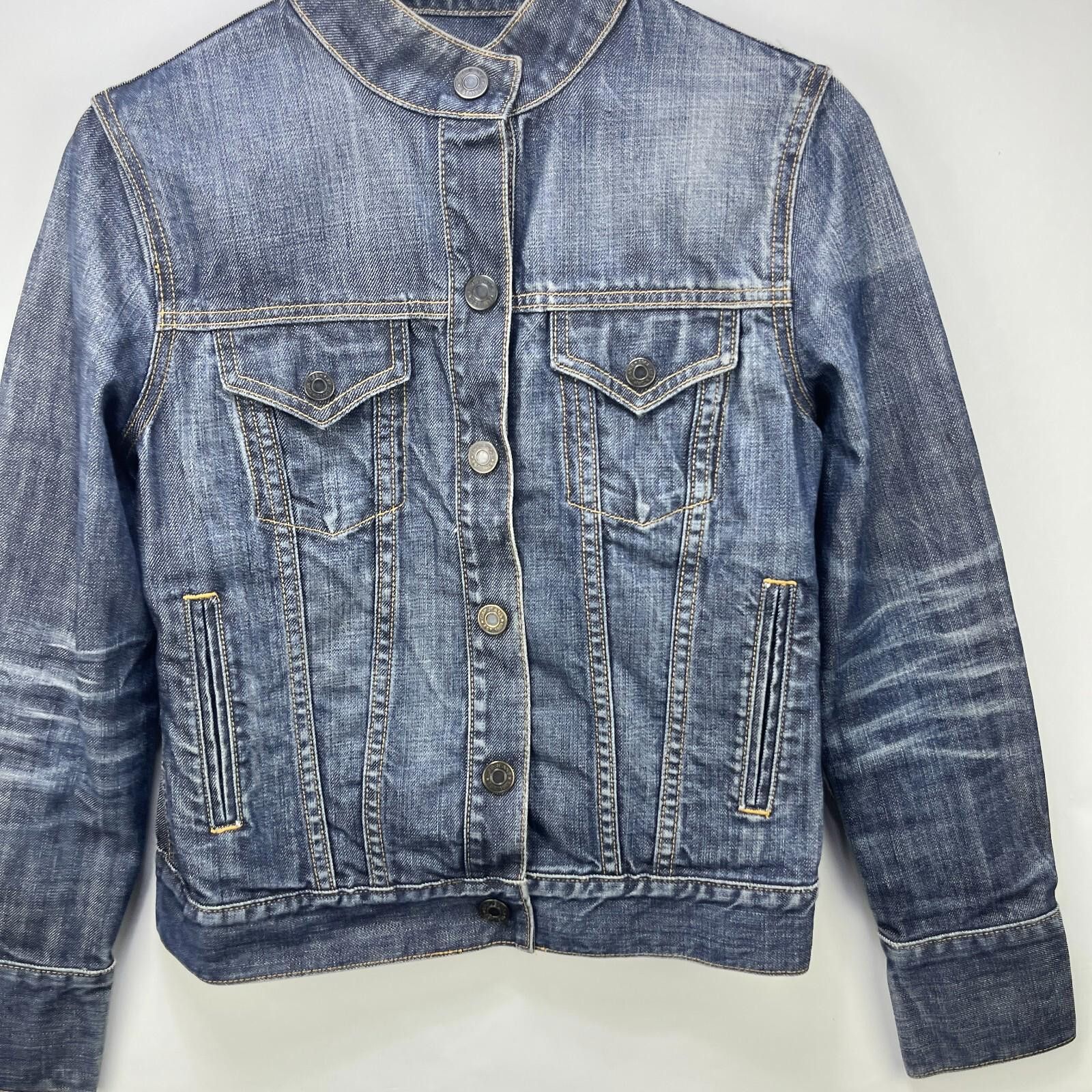 Gap Vintage Y2K Gap Denim Jacket Jean Womens Small Size S / US 4 / IT 40 - 2 Thumbnail