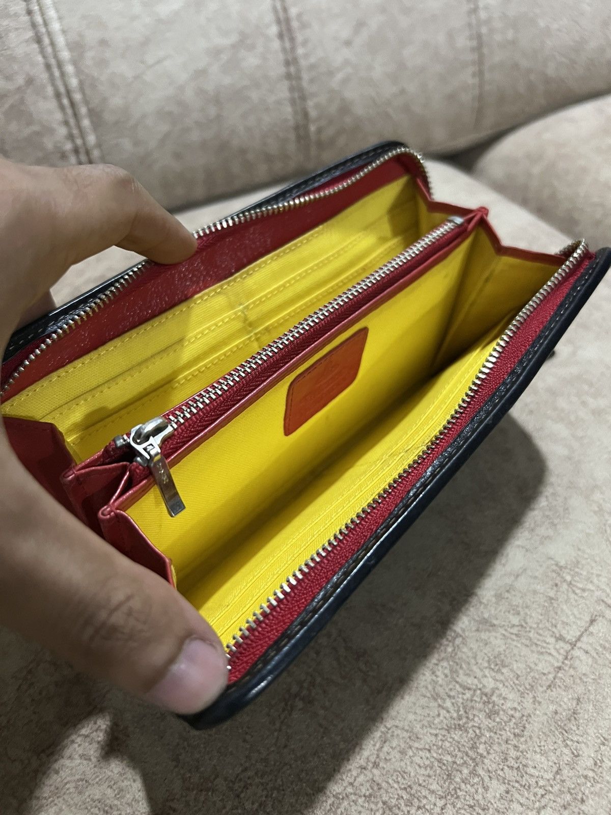 Vivienne Westwood Vivienne Westwood Skull Star Leather Zip Around Long Wallets Size ONE SIZE - 7 Thumbnail