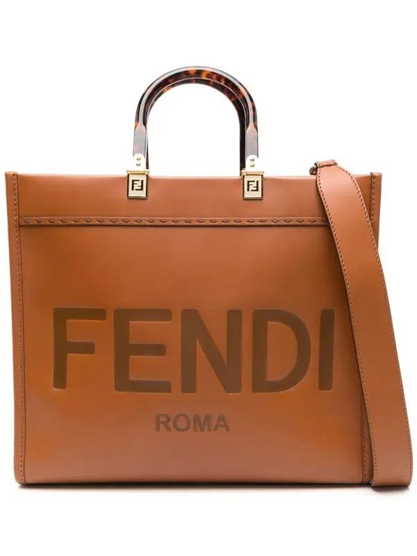 Fendi o1s1wg111225 Size: OS/ Sunshine Large in Brown Size ONE SIZE - 1 Thumbnail
