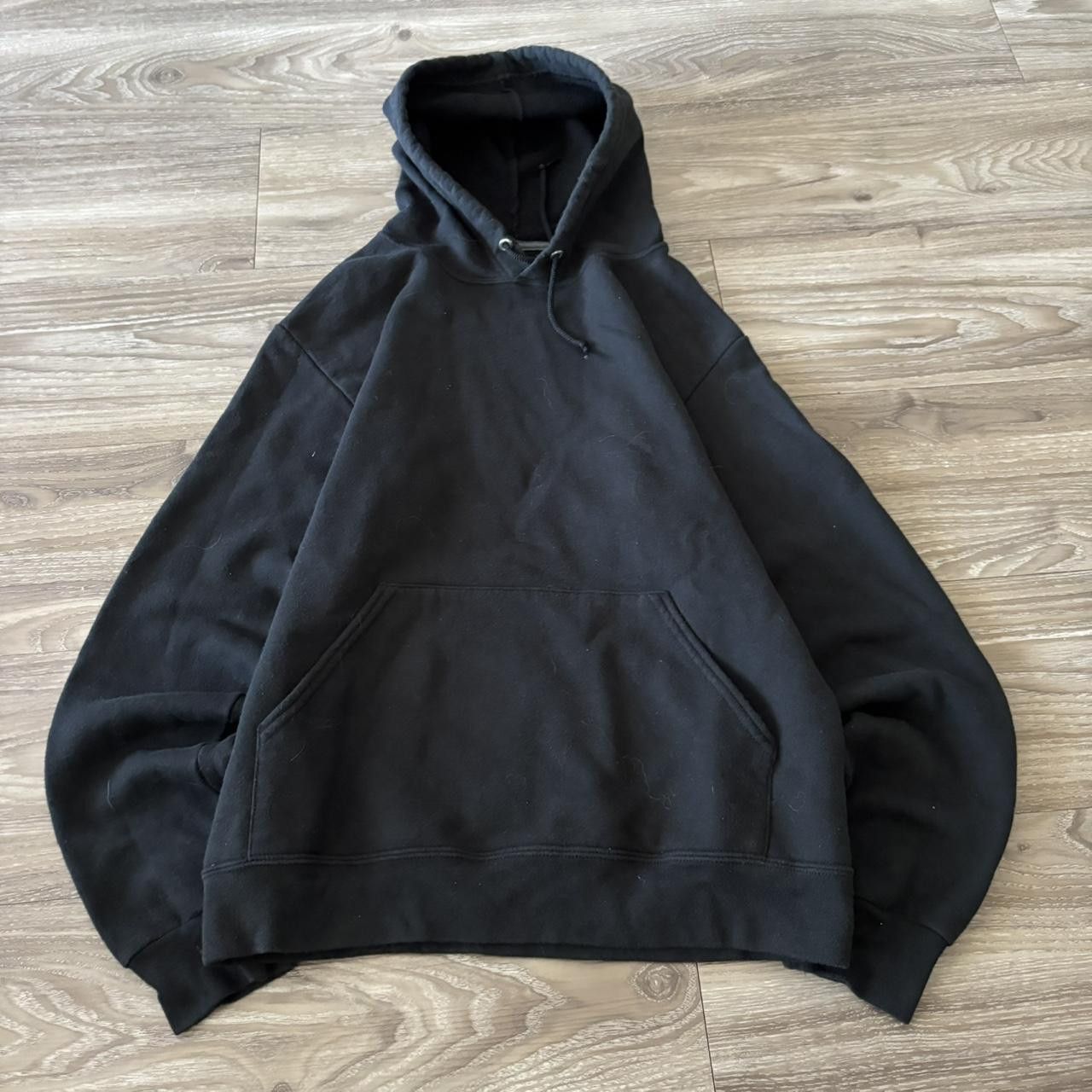 Vintage CrazyVintage Y2K/2000s Black Blank Essential Pullover Hoodie! Size S Size US S / EU 44-46 / 1 - 1 Thumbnail