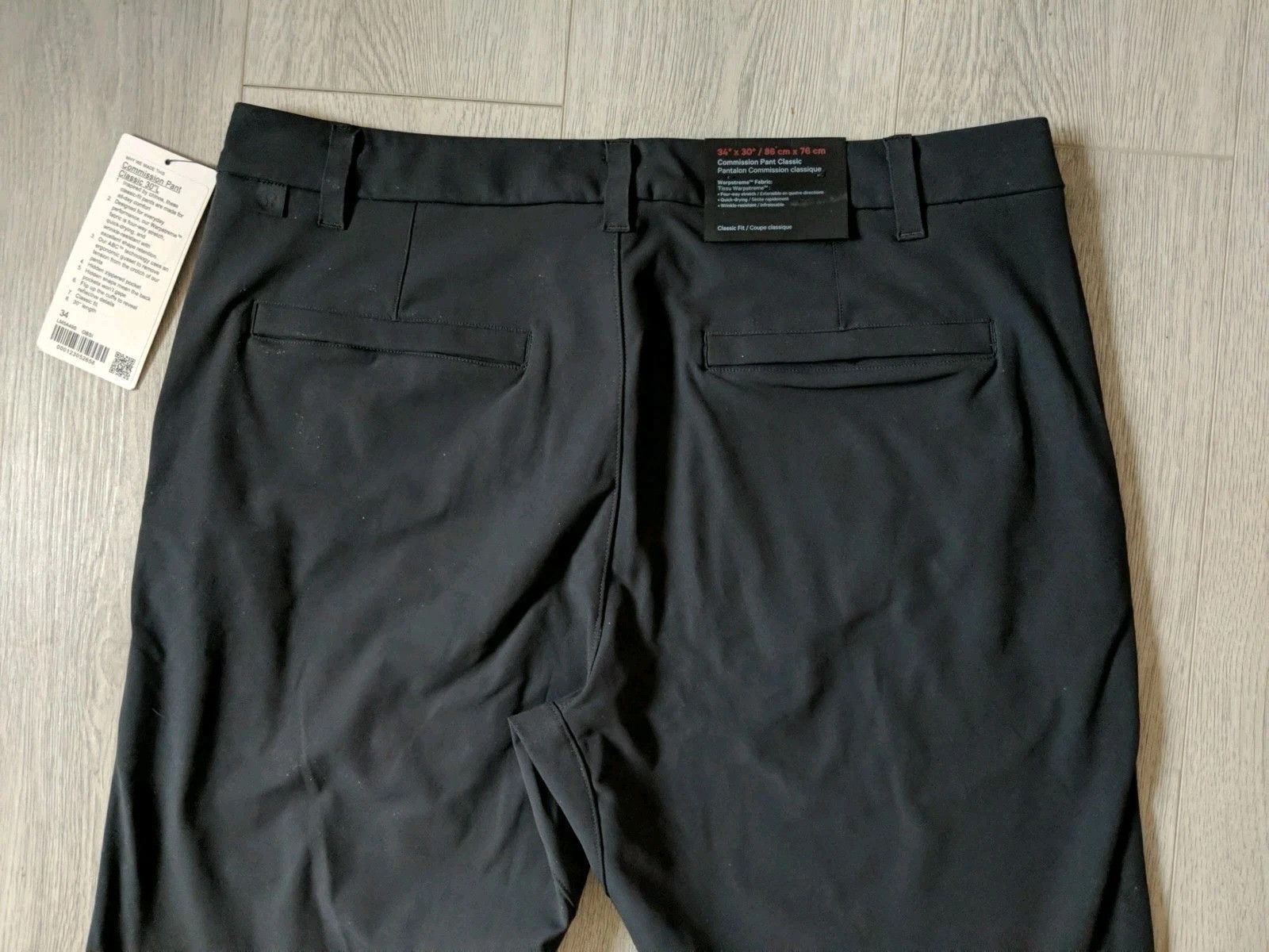 Lululemon LULULEMON Commission Pant Classic Casual Business Dark Grey Size US 34 / EU 50 - 7 Thumbnail