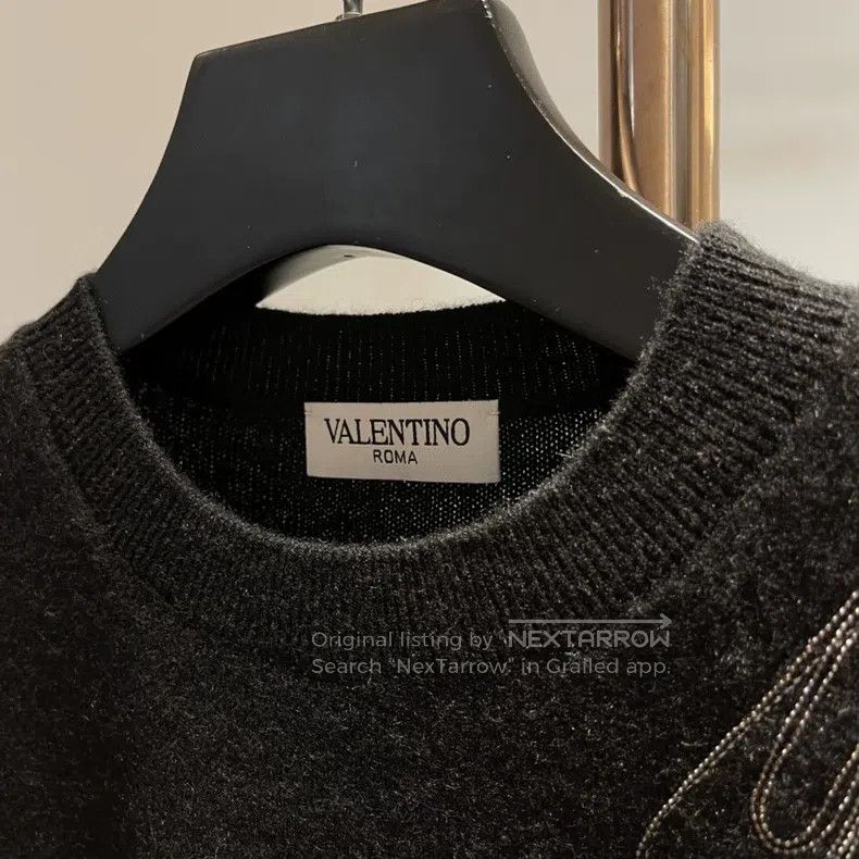 Valentino Valentino Cashmere crew neck knitted sweater Size S / US 4 / IT 40 - 2 Thumbnail