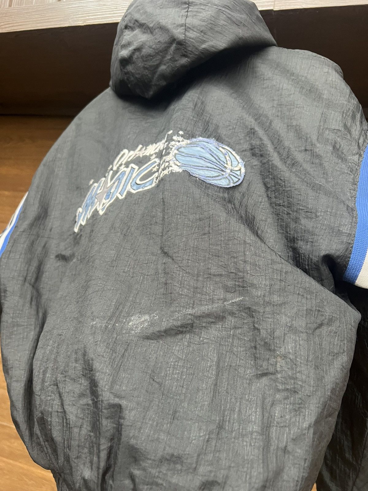 NBA × Vintage Vintage Orlando Magic NBA Big Logo Jacket Bomber Size US XS / EU 42 / 0 - 4 Thumbnail