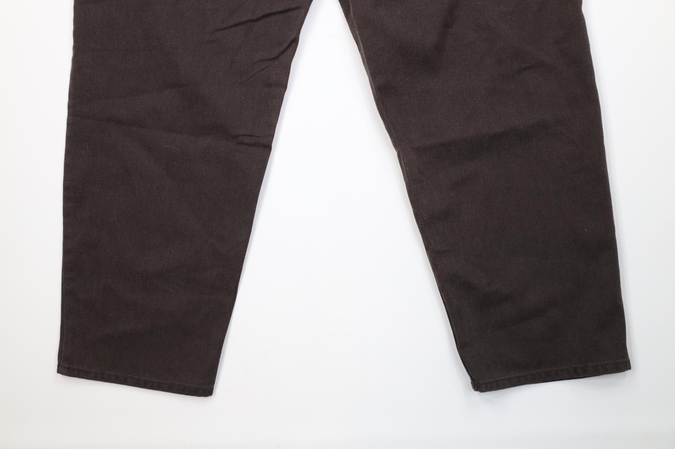 Columbia Deadstock Vintage 90s Columbia Baggy Fit Denim Jeans Brown Size US 40 / EU 56 - 10 Thumbnail