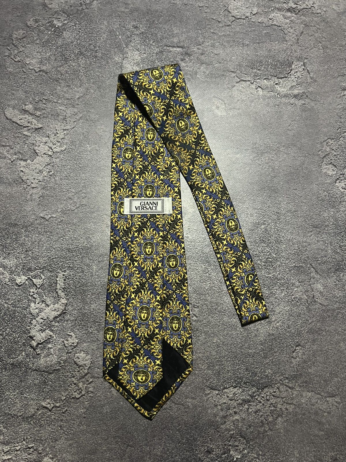Versace Vintage Gianni Versace Silk Monogram Tie New Classic Size ONE SIZE - 1 Thumbnail