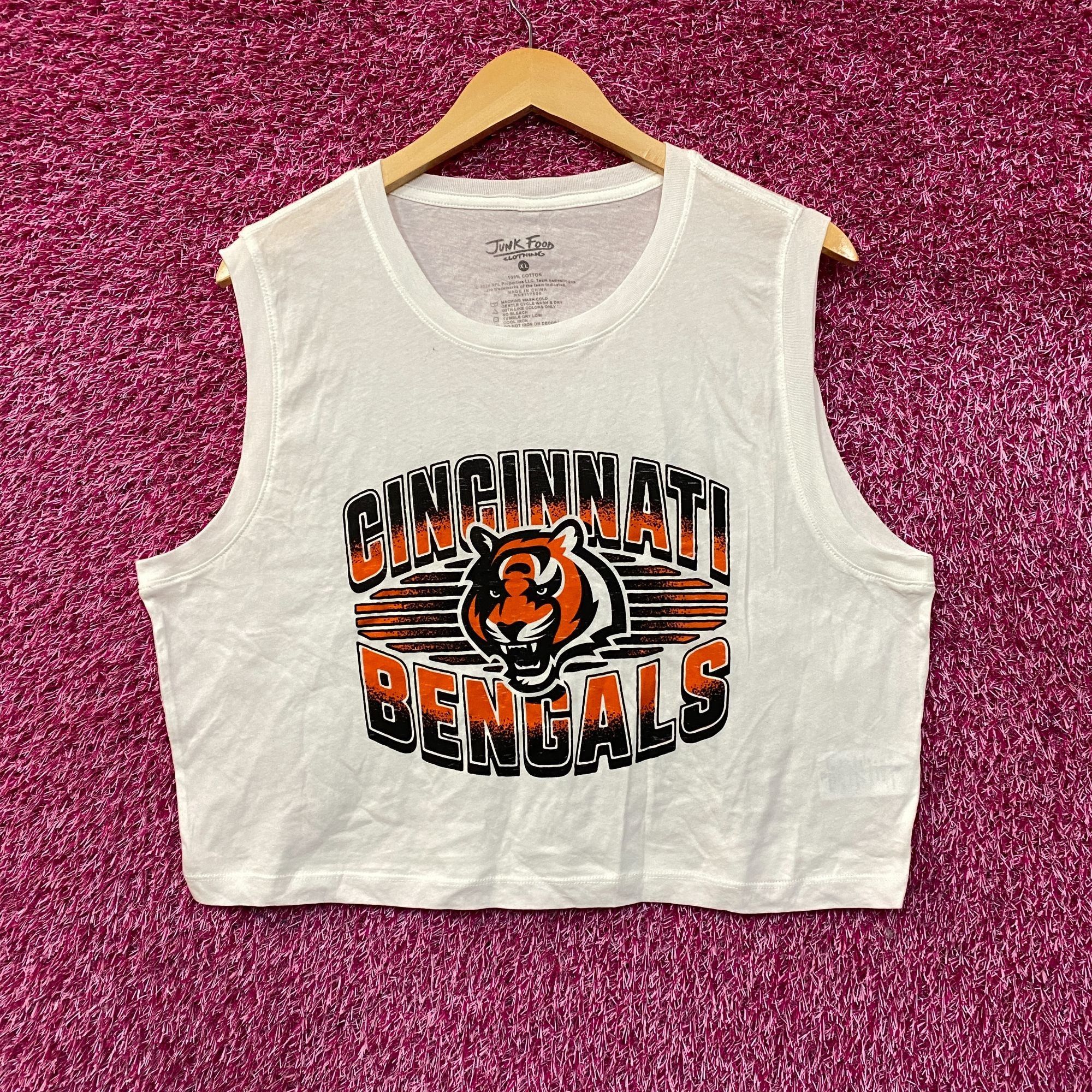 Junk Food Junk Food Clothing NFL Cincinnati Bengals Cropped Sleeveless Size XL / US 12-14 / IT 48-50 - 1 Thumbnail