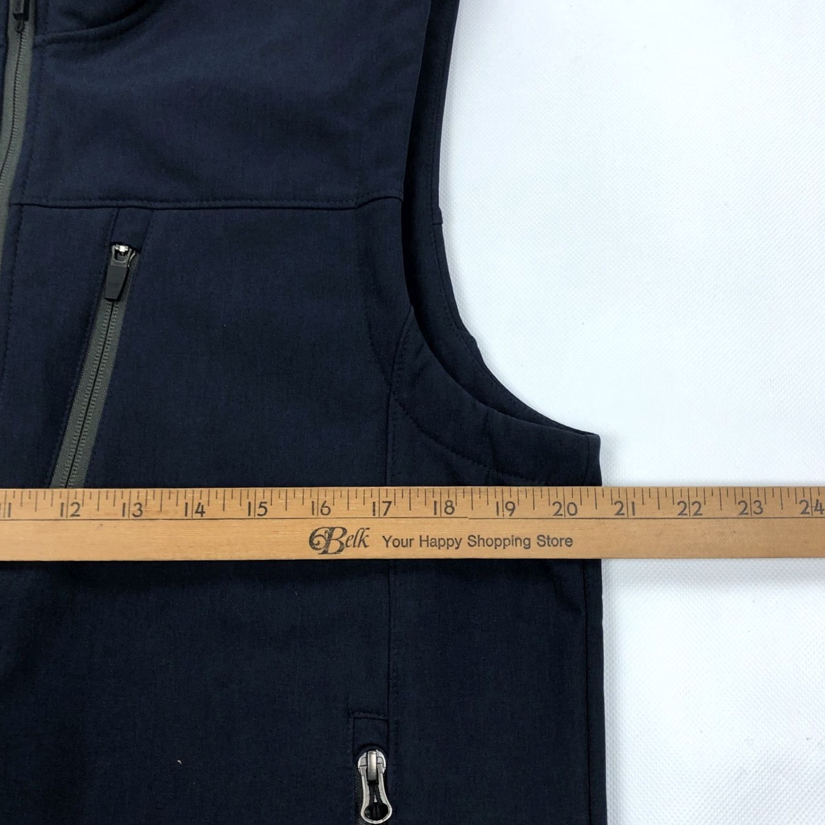 Orvis ORVIS Vest Navy Blue M Full Zip Softshell Lined Pockets Fleece 2PPM Mens Size US M / EU 48-50 / 2 - 5 Thumbnail