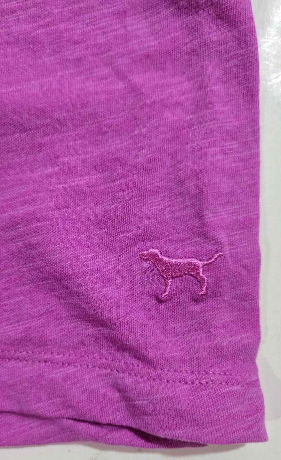 Designer Victoria's Secret Pink Tank Top Y2K 90's Dog Racerback NEW Size L / US 10 / IT 46 - 2 Thumbnail