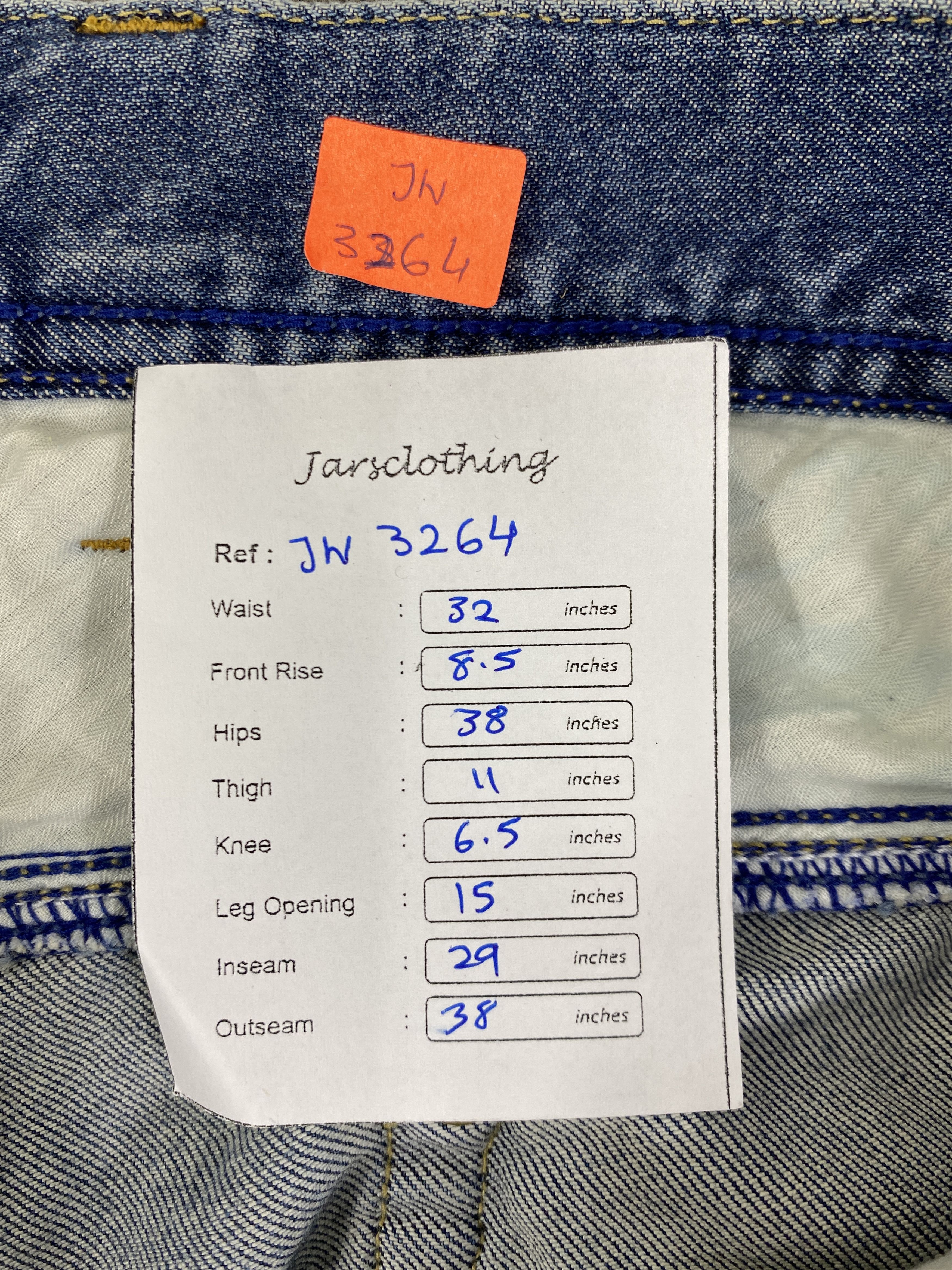 Japanese Brand Faded Blue Vintage Nicole Jeans 32x29 Denim- JN3264 Size US 32 / EU 48 - 8 Thumbnail