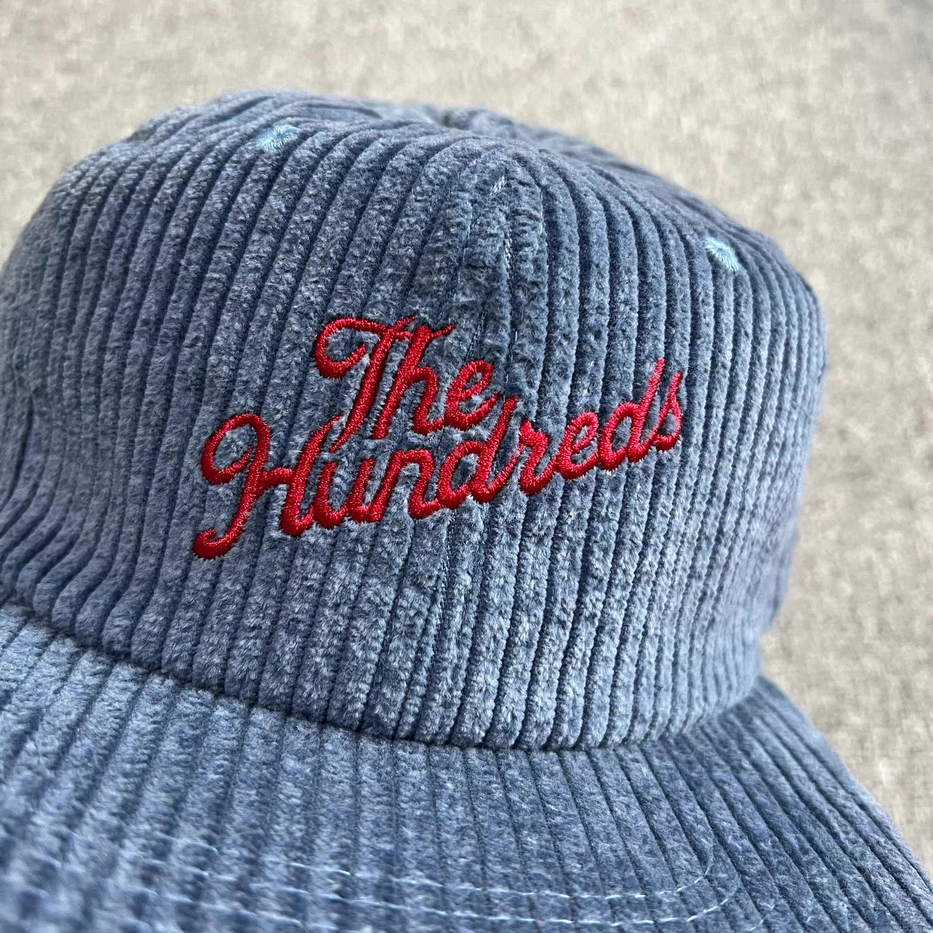 The Hundreds The Hundreds Bomb Embroidered Corduroy Baseball Cap Q7 Size ONE SIZE - 2 Thumbnail