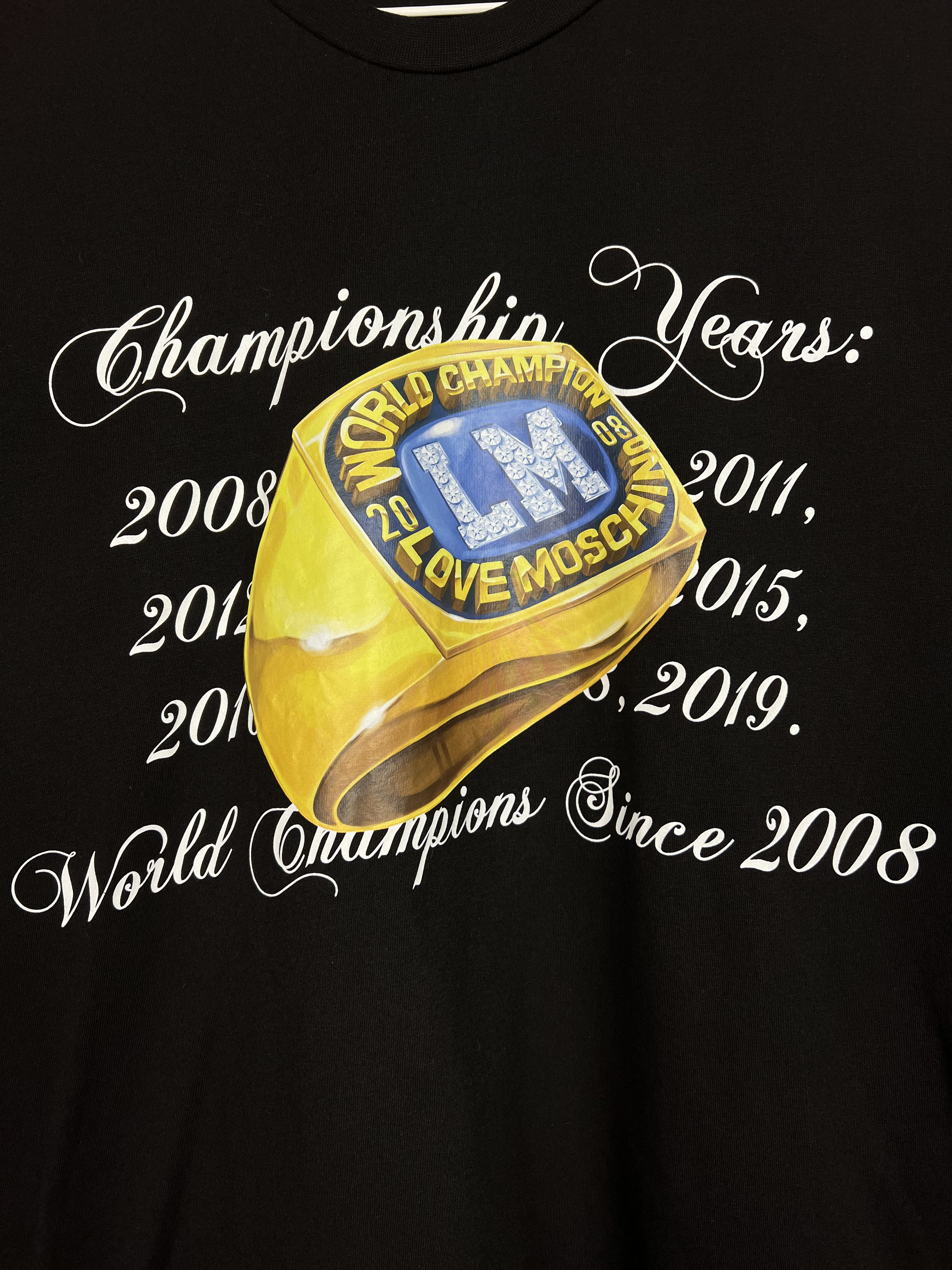 Moschino Love Moschino championship 2008 shirt tee casual men's Size L / US 10 / IT 46 - 2 Thumbnail