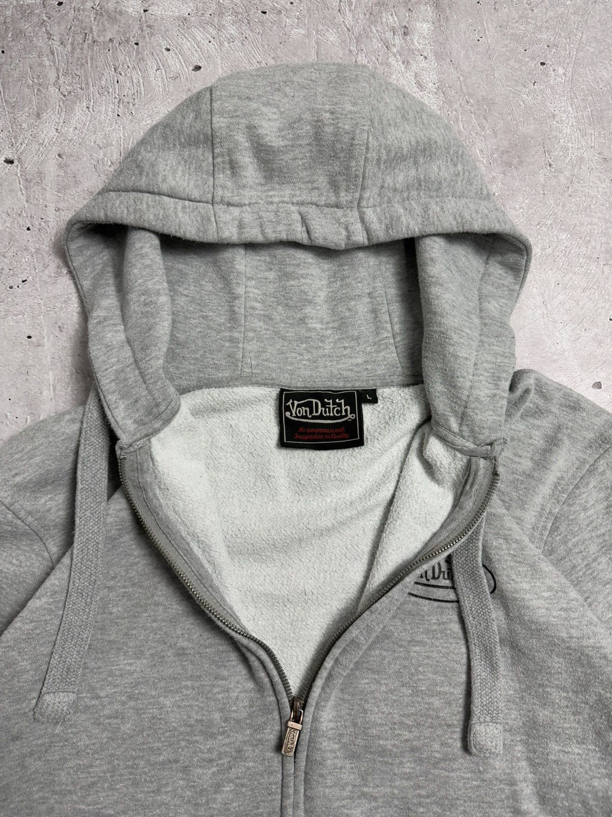 Von Dutch Vintage Y2K Von Dutch Zip Hoodie Size US L / EU 52-54 / 3 - 8 Thumbnail
