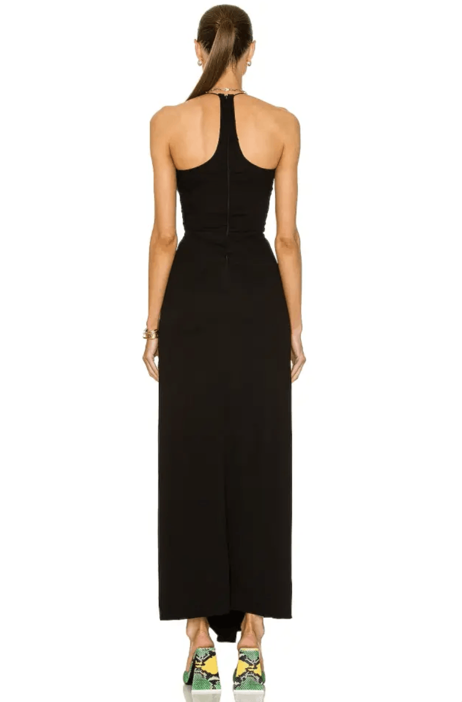 Christopher Esber Multi Panel Disconnect Ruched Halter Dress Size XS / US 0-2 / IT 36-38 - 5 Thumbnail