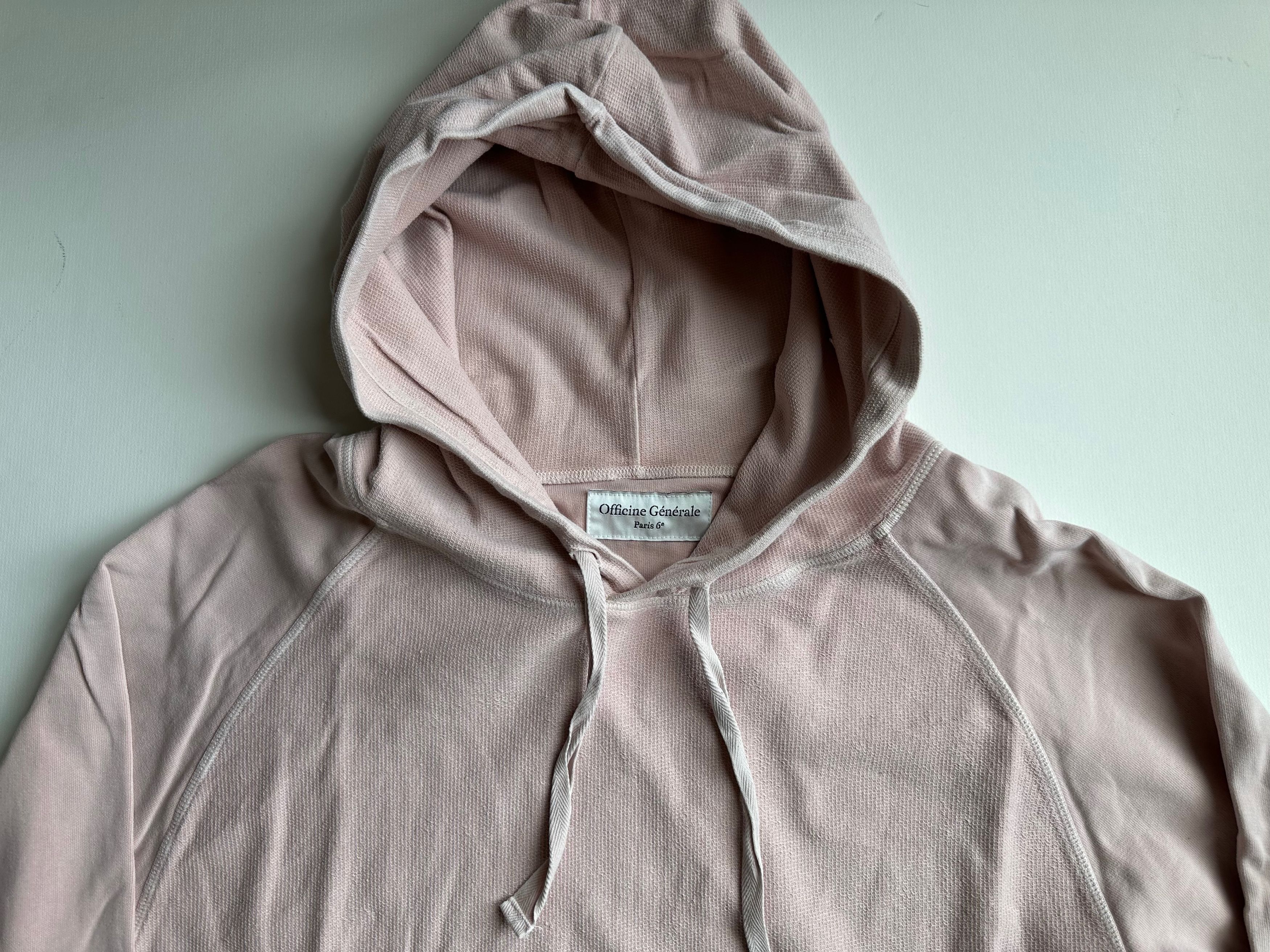 Officine Generale Officine Generale Octave Hoodie - Pink - XXL Size US XXL / EU 58 / 5 - 3 Thumbnail