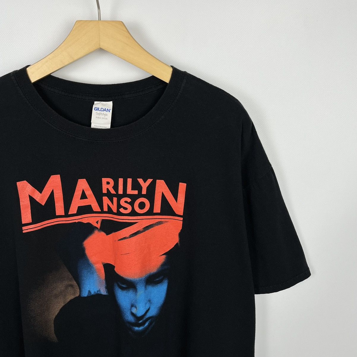 Band Tees Vintage Marilyn Manson Rock Band T Shirt 90’s Size US XL / EU 56 / 4 - 2 Thumbnail
