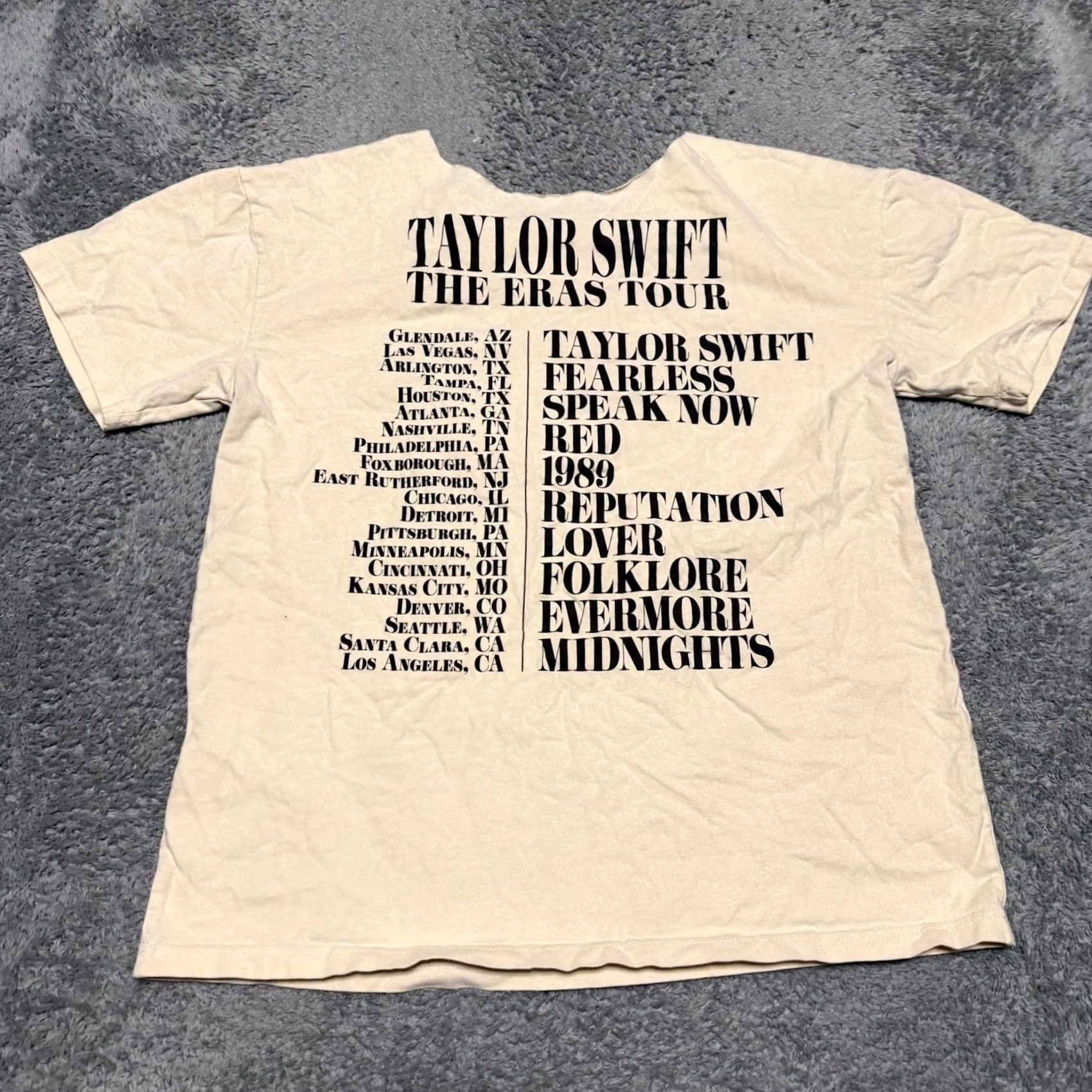 Off-White Taylor Swift The Eras Tour Shirt Small Off-White Official Womens Size S / US 4 / IT 40 - 4 Thumbnail