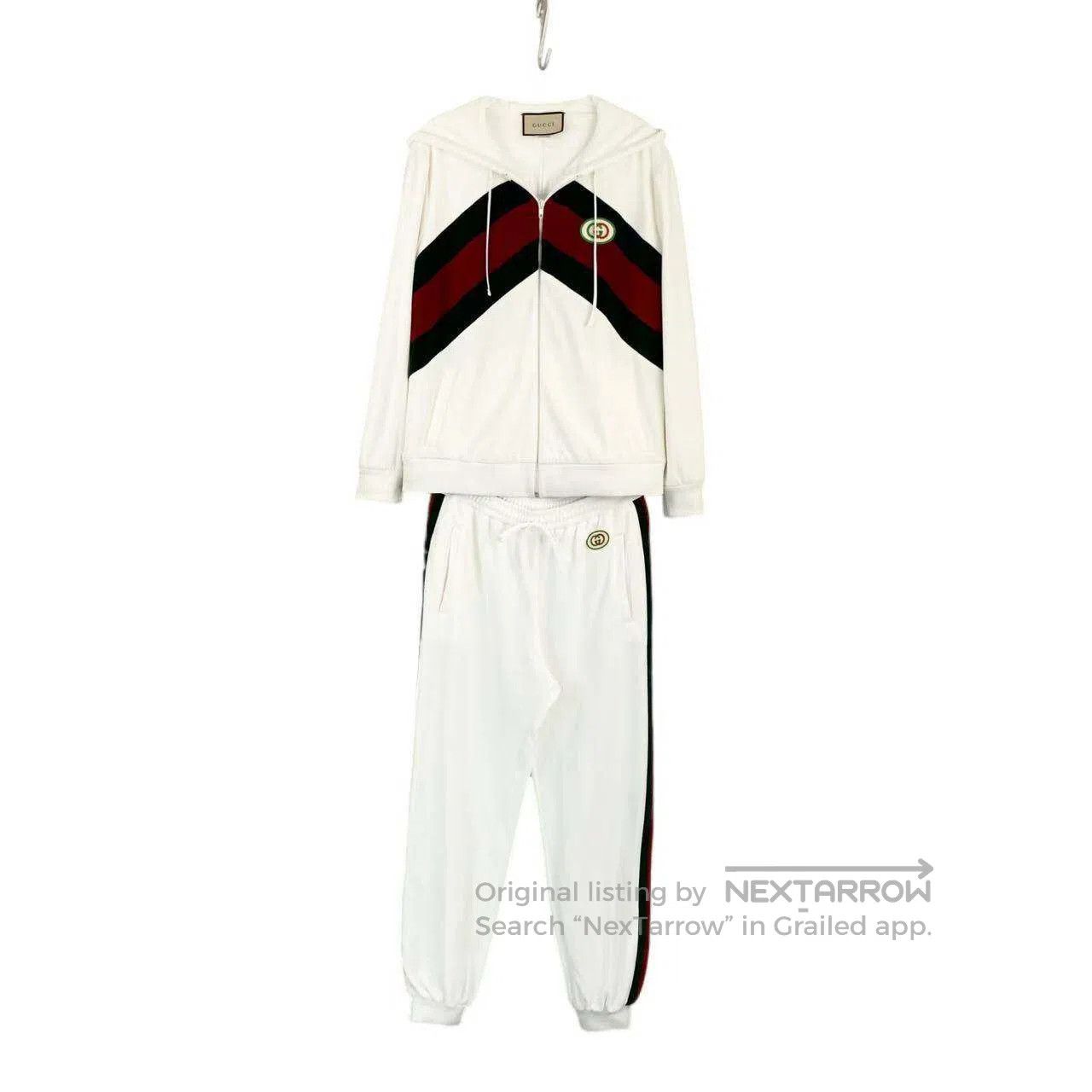 Gucci Guicci Size M Double Glogo striped sweatpants| Size 32" / US 10 / IT 46 - 1 Thumbnail