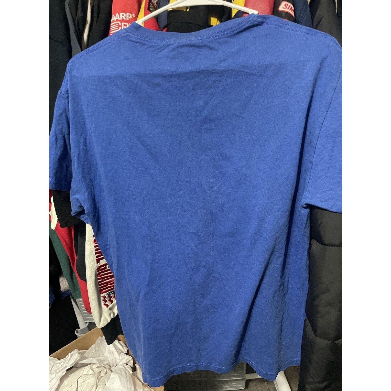 Delta Size M- VTG Speed Racer Pedal To Metal Racing Shirt Y2K Blue Size US M / EU 48-50 / 2 - 2 Thumbnail