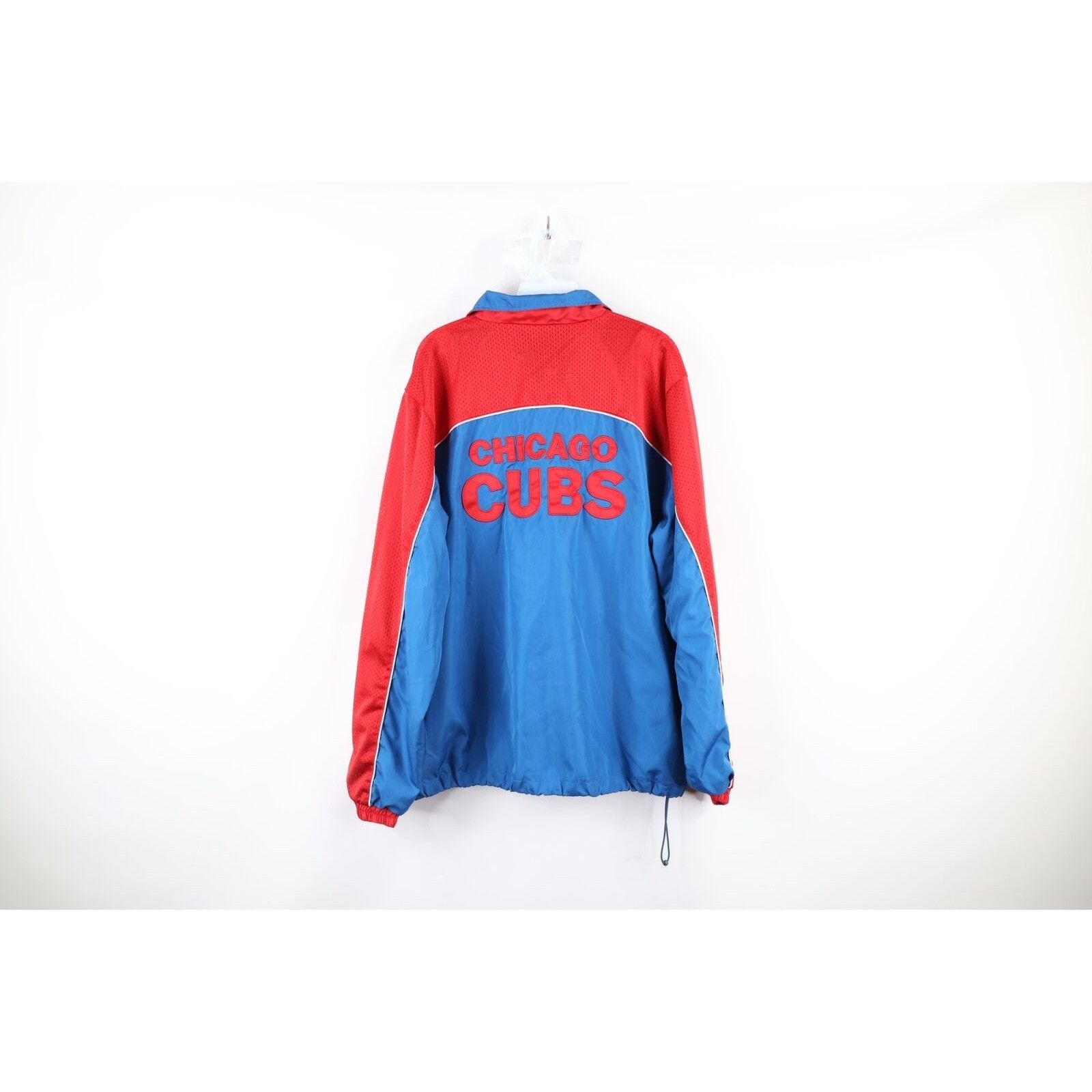 Vintage Vintage Distressed Chicago Cubs Baseball Half Zip Jacket Size US M / EU 48-50 / 2 - 7 Thumbnail