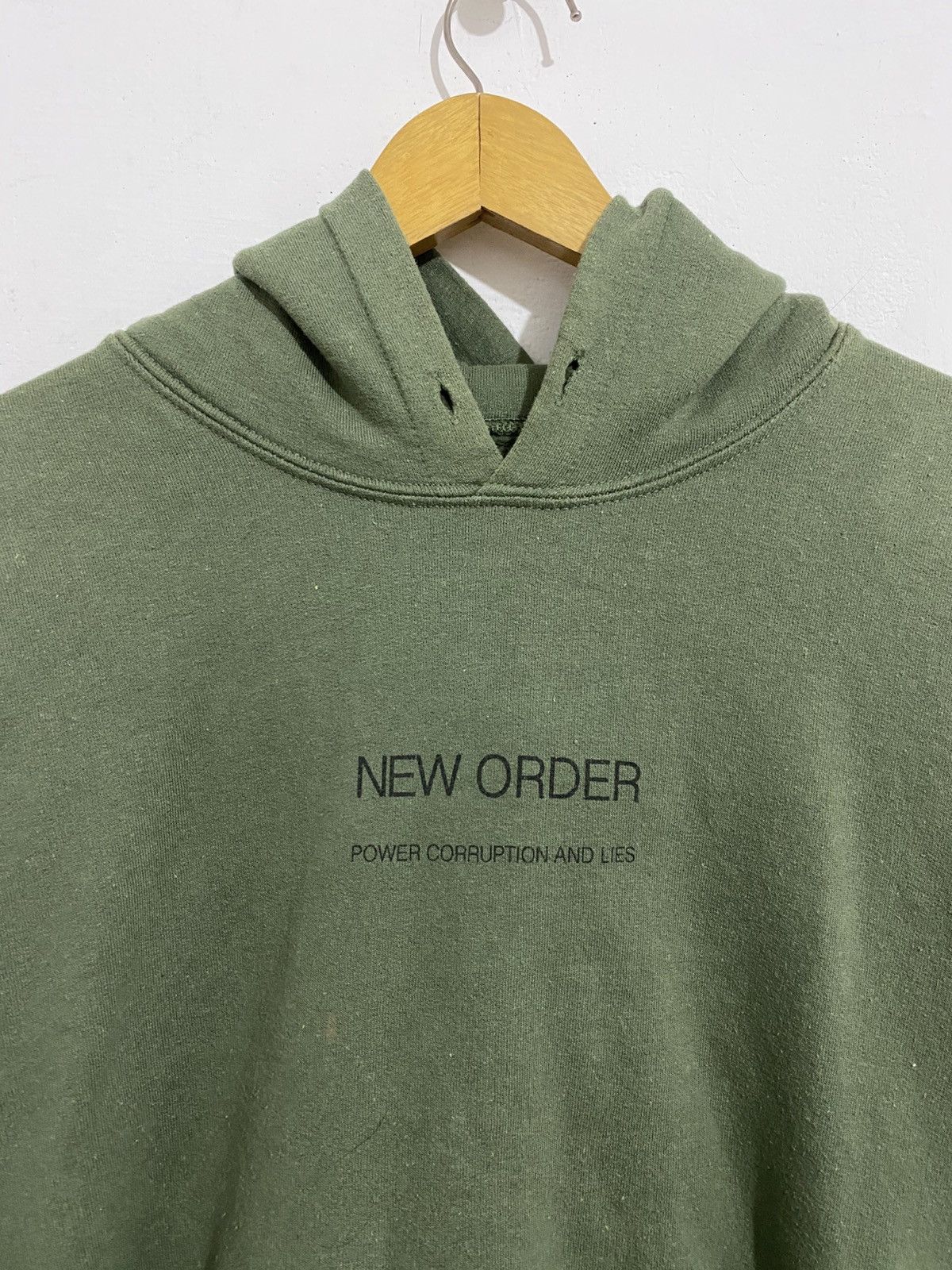 Vintage Vintage New order power coruption and lies hoodie rafsimons Size US S / EU 44-46 / 1 - 4 Thumbnail