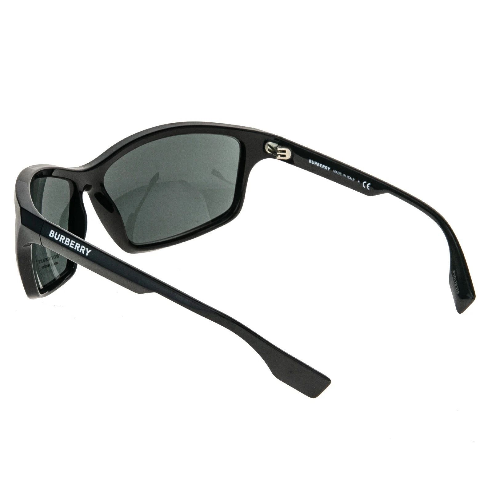 Burberry BURBERRY BE4297 4297 Wrap Mask Black Sunglasses Unisex Size ONE SIZE - 6 Thumbnail