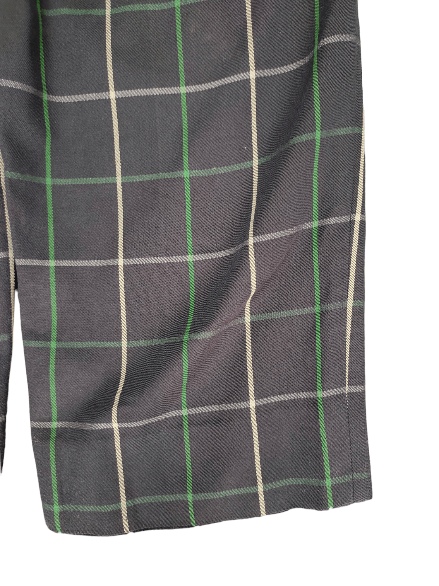 Burberry Vintage 90s Burberrys Checkered Wool Baggy Pants Size US 31 - 20 Thumbnail
