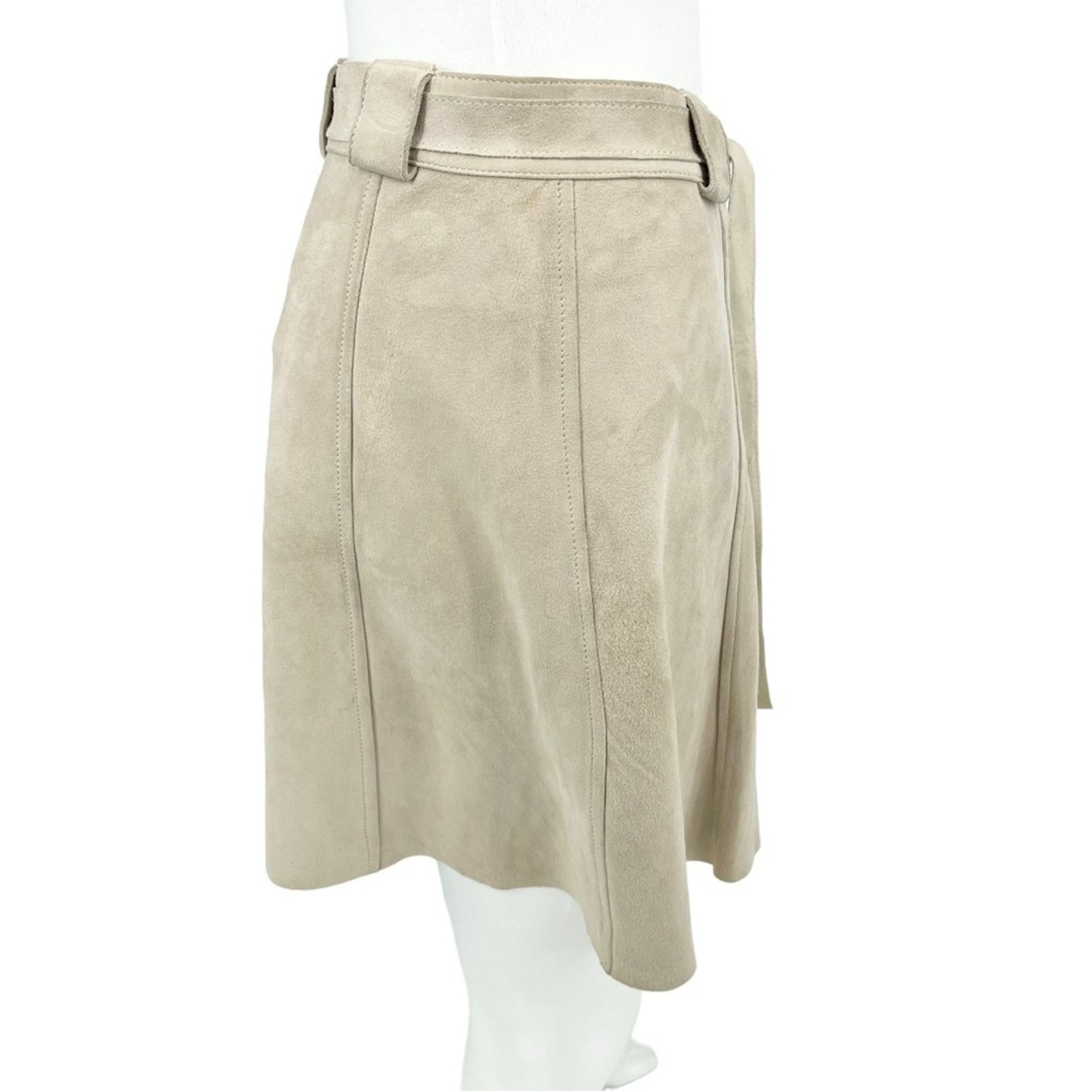 Madewell Madewell Faux Tan Suede Mini Leather Wrap Skirt Size 2 Size 26" / US 2 / IT 38 - 7 Thumbnail