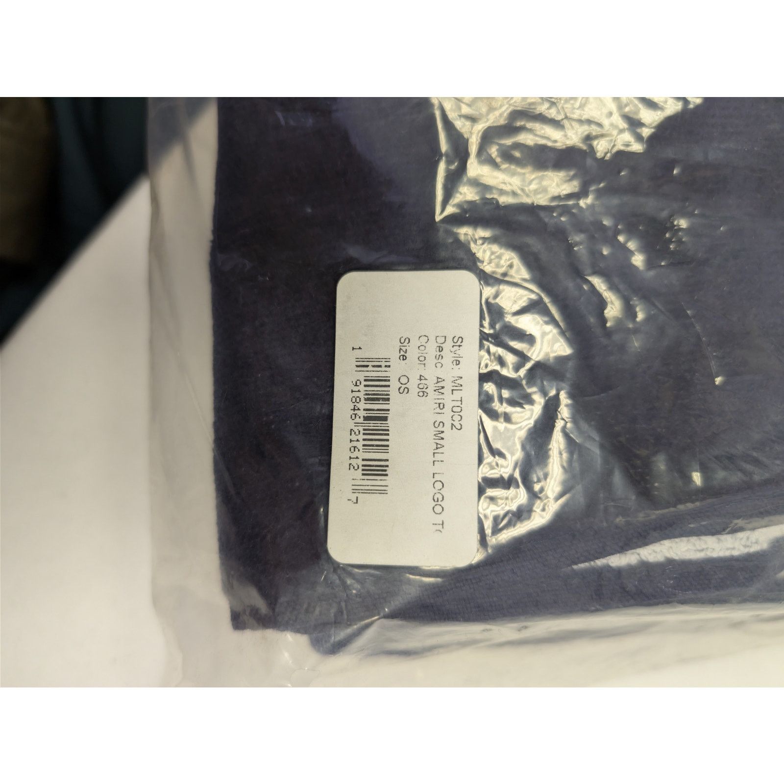 Amiri o1rshd1 Size: OS / Q:5 / Small Logo Towel in Dark Navy Size ONE SIZE - 22 Thumbnail