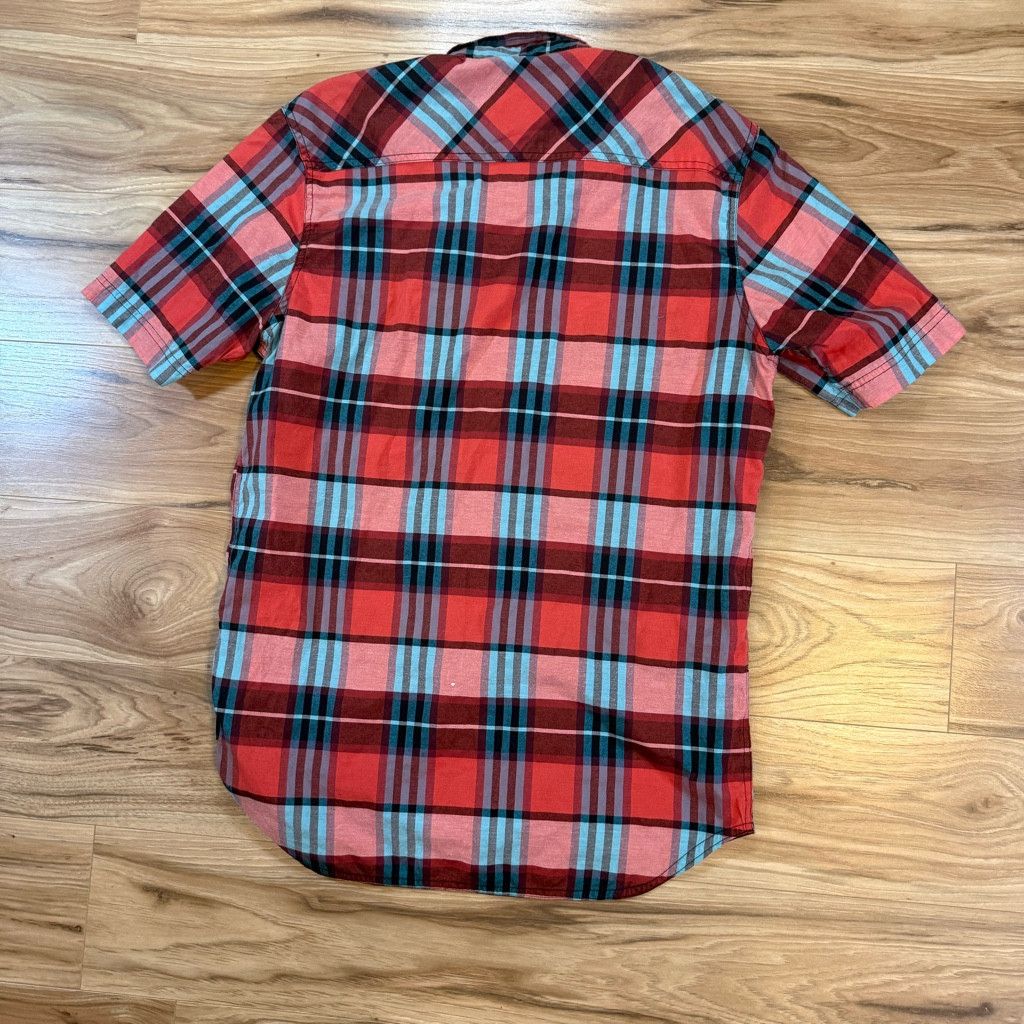 Lucky Brand Fox Men’s Plaid Button Up Shirt Size L Size US L / EU 52-54 / 3 - 2 Thumbnail
