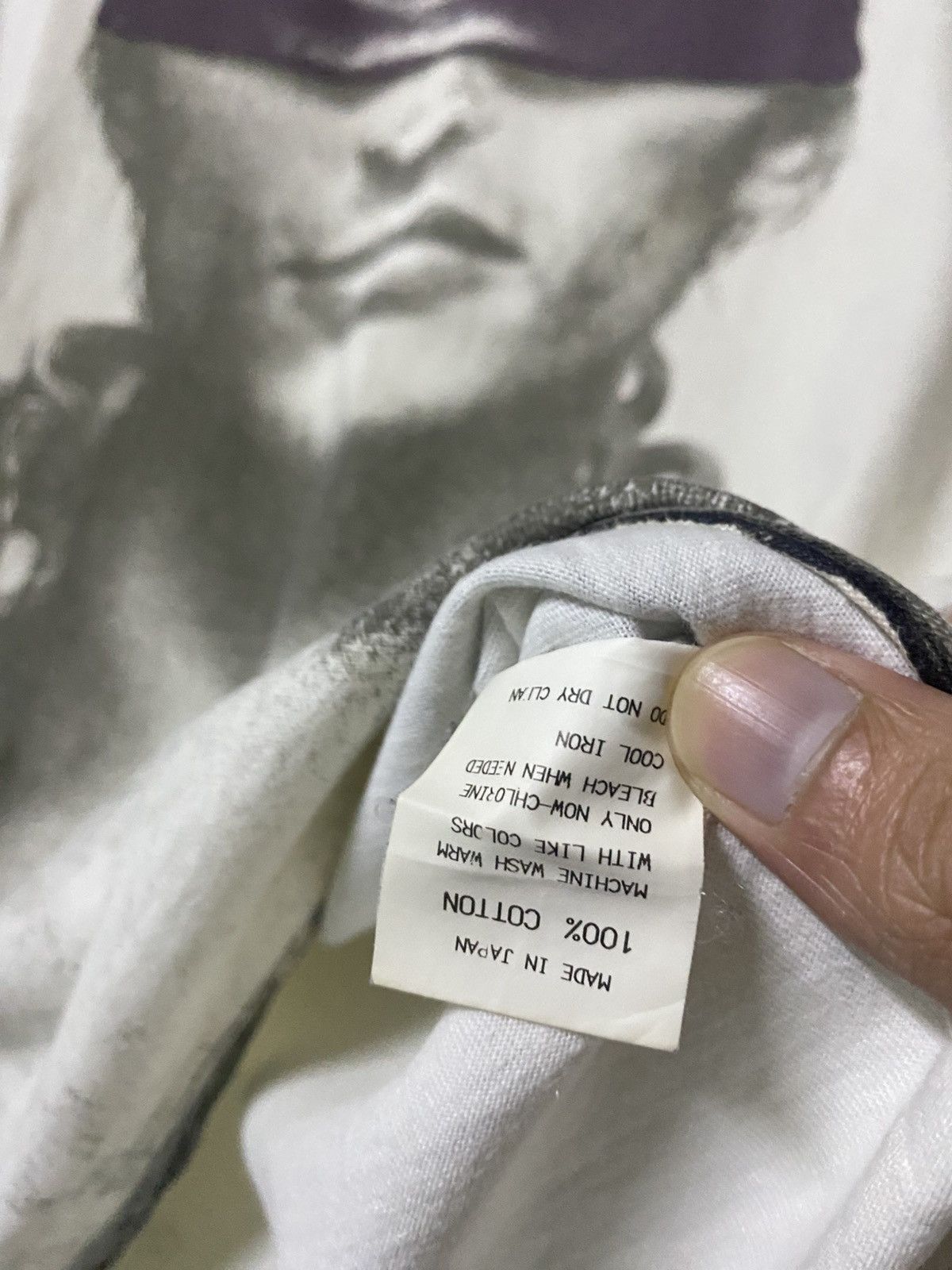 Japanese Brand Japan NEXT SMO 001 Model Overprint Chains Graphic Tee Size US M / EU 48-50 / 2 - 8 Thumbnail
