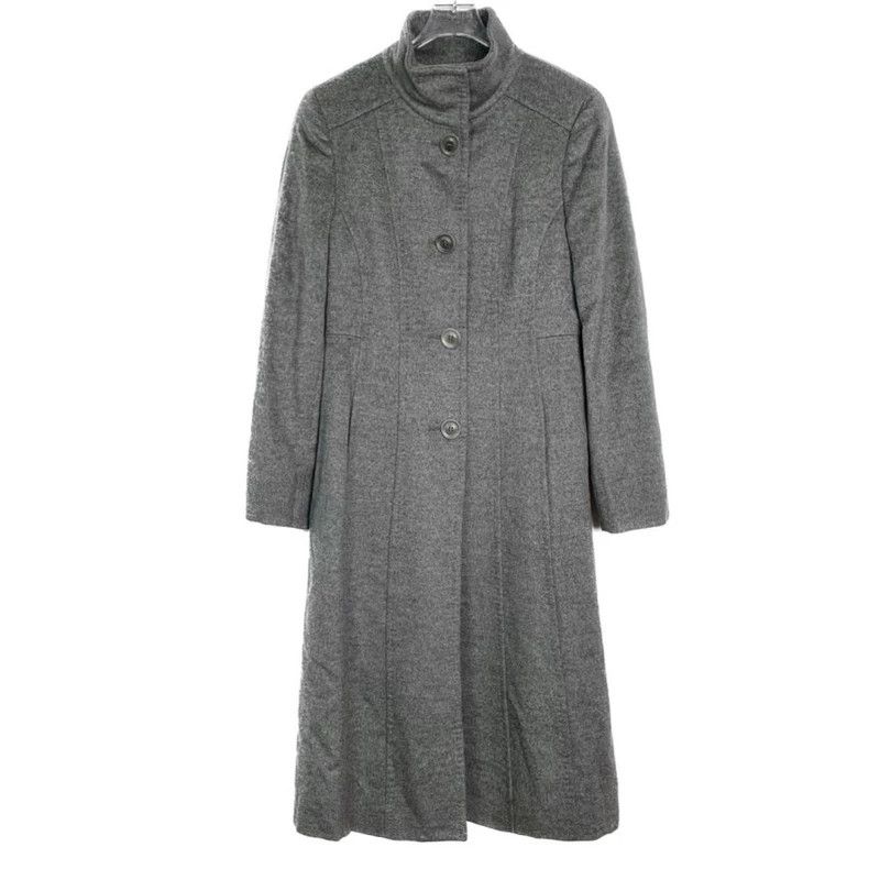 Max Mara Max Mara Women's standing collar single-breasted wool over Size M / US 6-8 / IT 42-44 - 1 Thumbnail