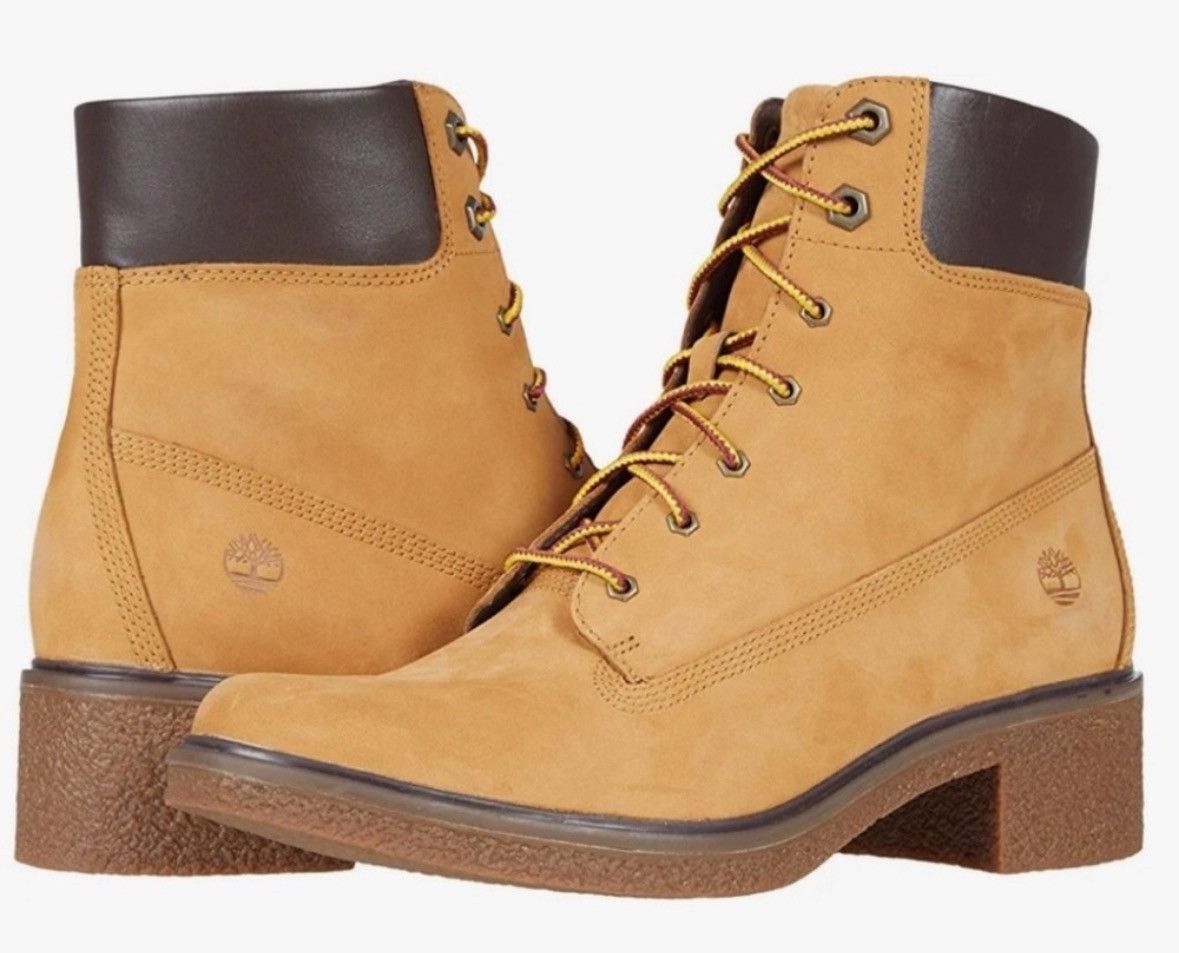 Timberland Brinda 6 Inch Lace Up Heeled Boots Footwear