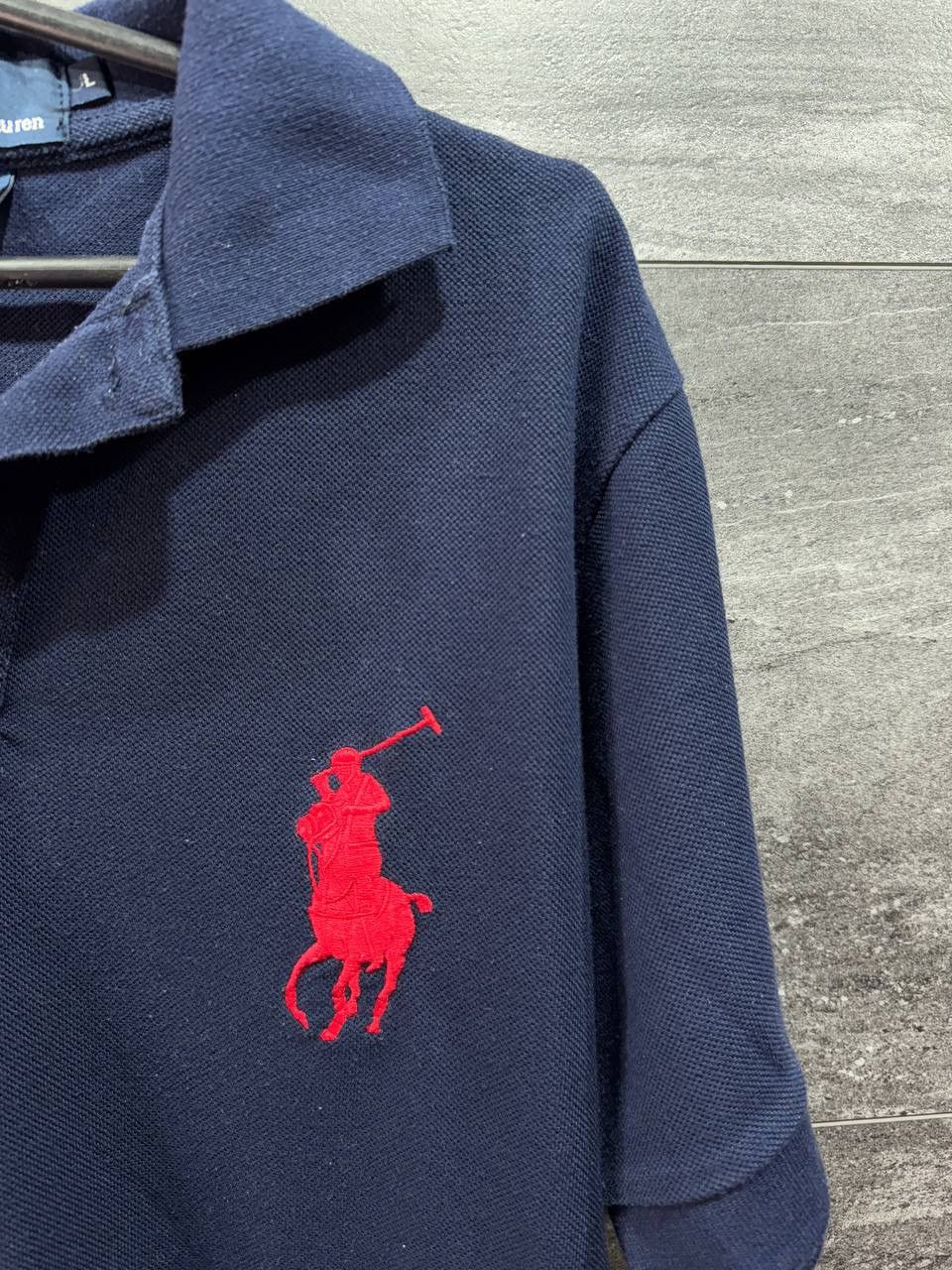 Polo Ralph Lauren × Vintage Vintage Polo Ralph Lauren Horse Logo Mens Polo Shirt Size US L / EU 52-54 / 3 - 2 Thumbnail
