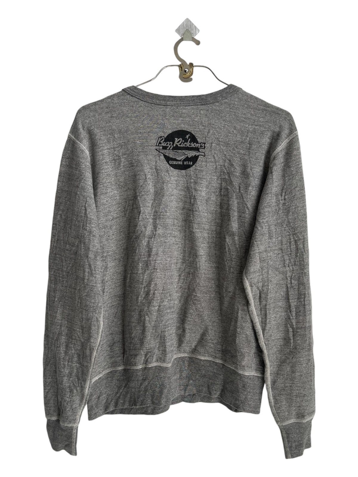 Buzz Rickson's 1940s Buzz Ricksons Peanuts USN Double V Crewneck Sweatshirt Size US M / EU 48-50 / 2 - 5 Thumbnail