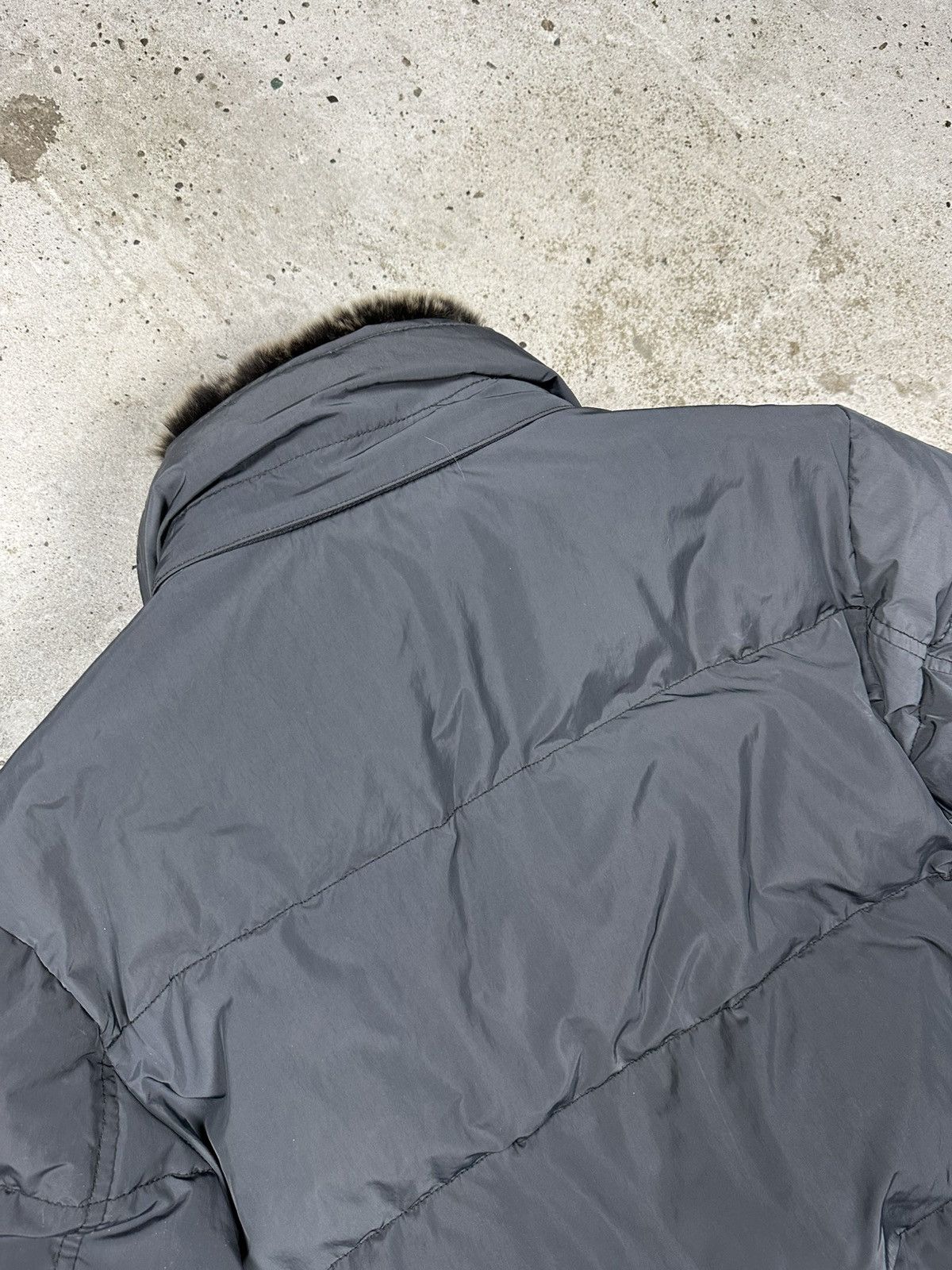 Woolrich Woolen Mills Woolrich John Rich & Bros Grey Puffer Down Jacket Fur Size US M / EU 48-50 / 2 - 12 Thumbnail