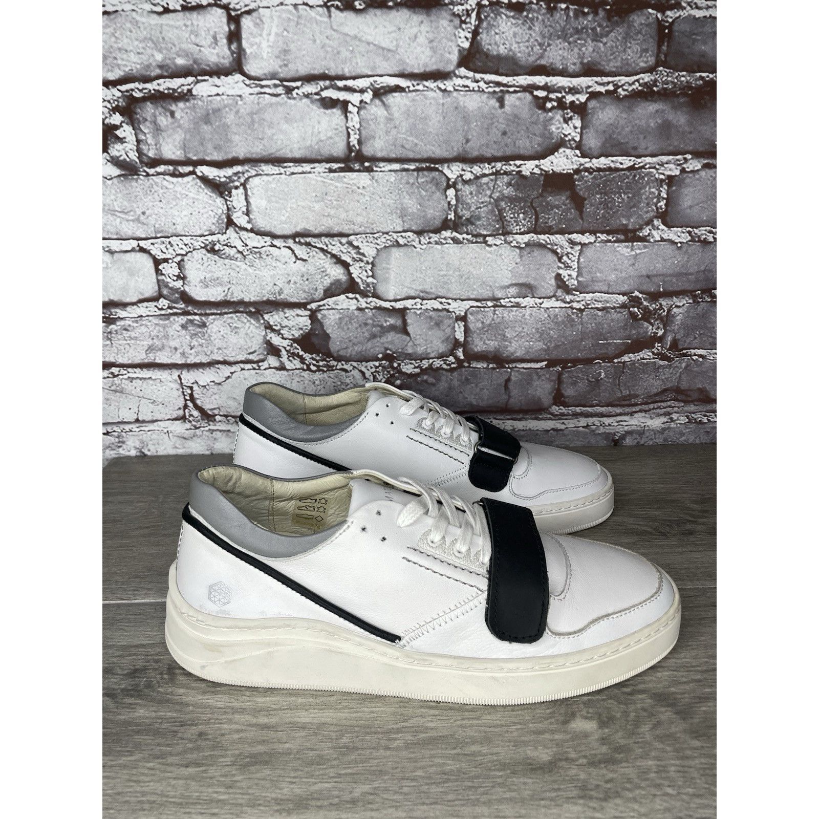 ALBA Alma Mater Gamma 4 True White Leather Strap Lace Up Shoes Wo Size US 7 / EU 40 - 16 Thumbnail
