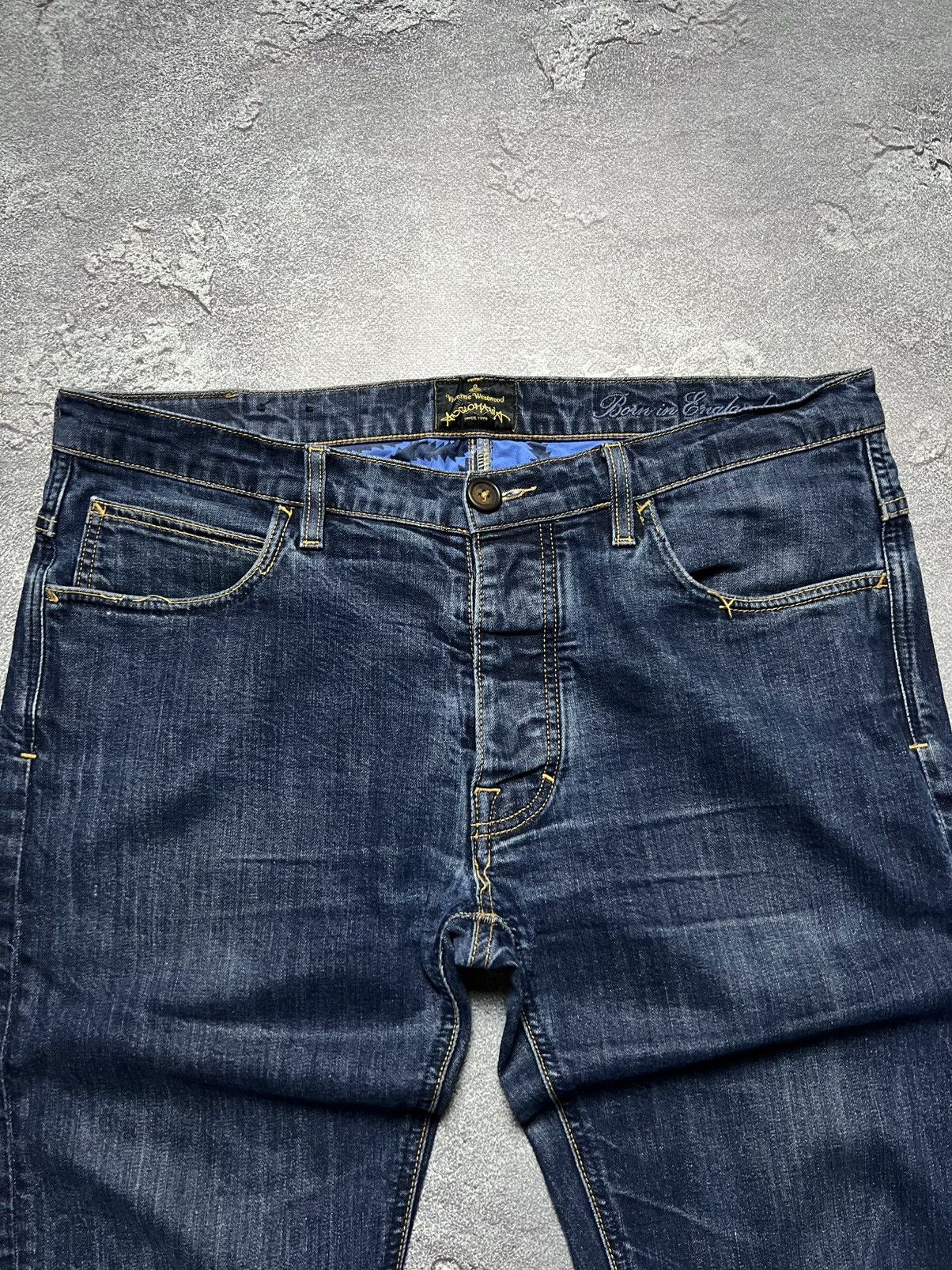 Vivienne Westwood Vintage Vivienne Westwood Jeans Big Logo Anglomania Orb Satu Size US 34 / EU 50 - 13 Thumbnail