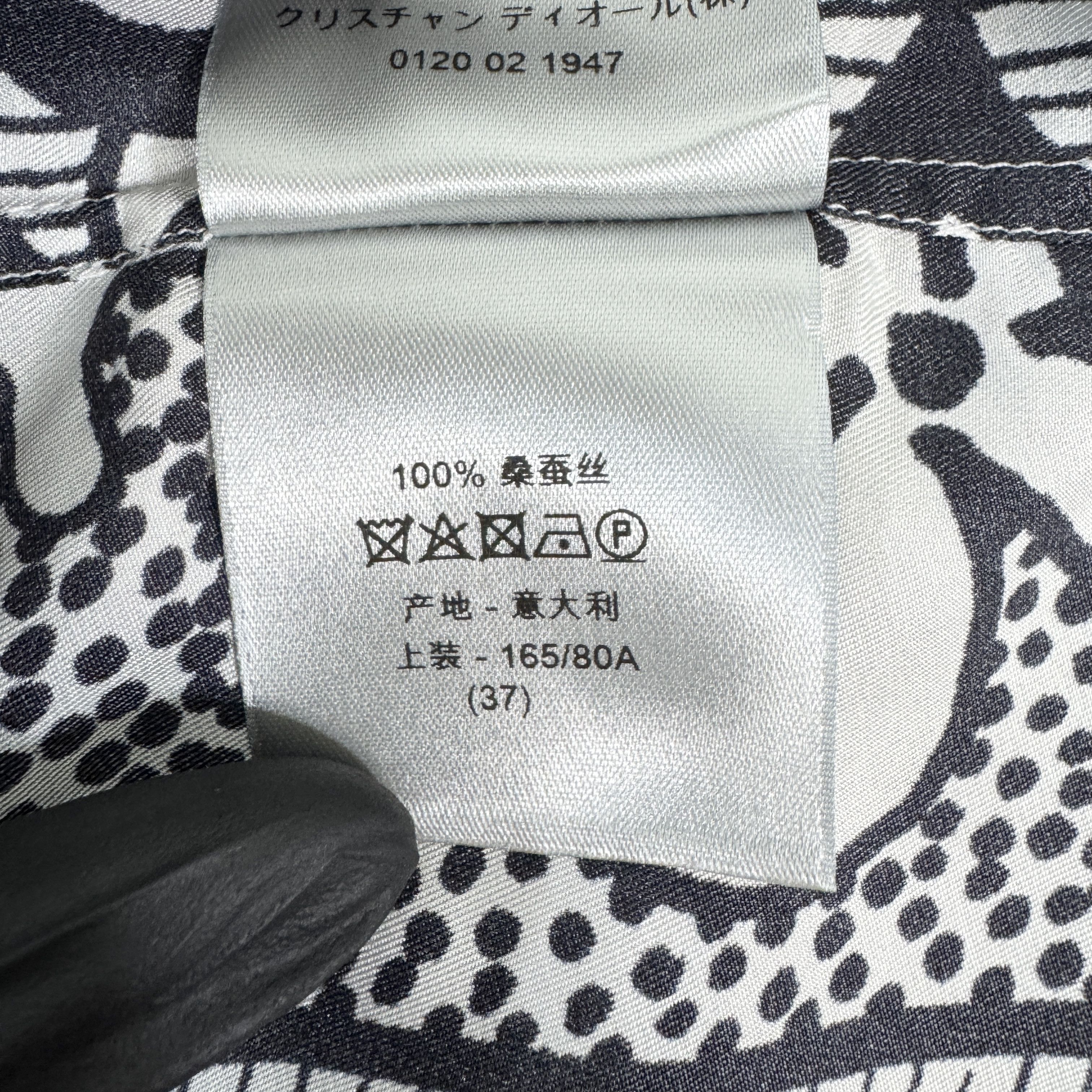 Dior Dior x Stussy Floral Hawaiian Runway Shirt Black RRP £1350 Size US S / EU 44-46 / 1 - 12 Thumbnail
