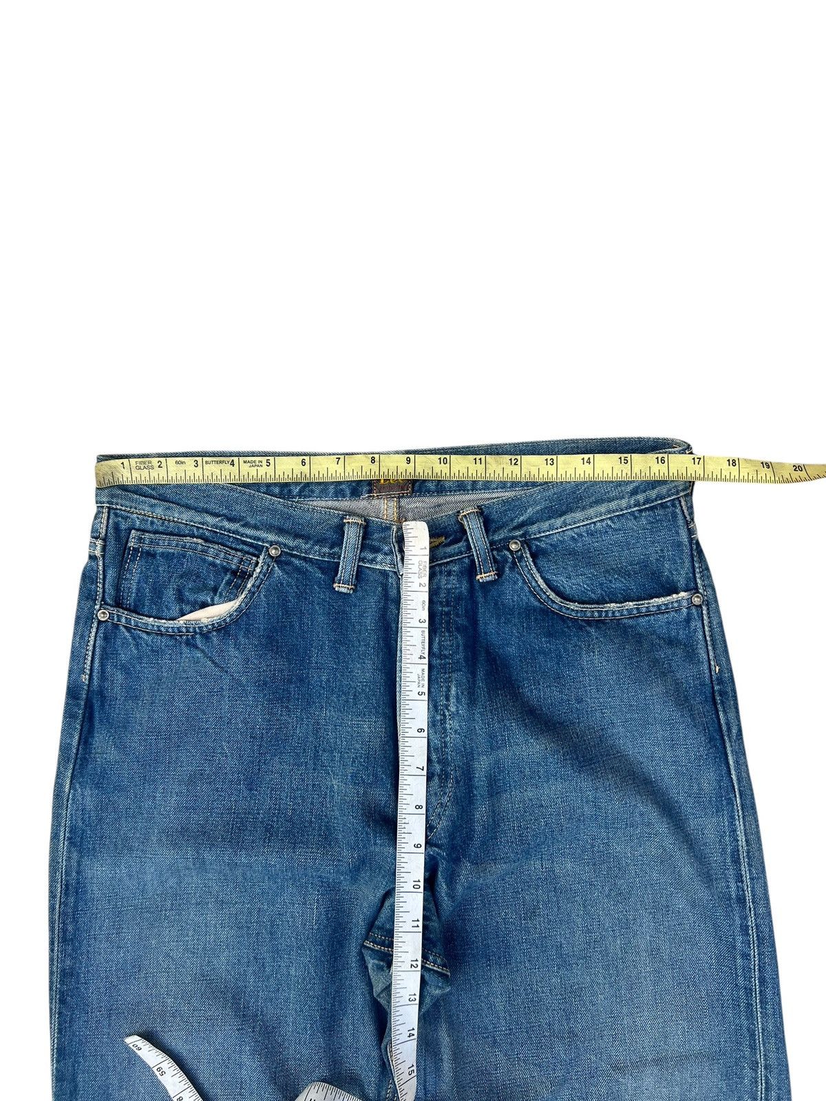 Lee Vintage 90s Lee Union Made Denim Lot 2101 WW2 Selvedge Jeans Size US 32 / EU 48 - 4 Thumbnail