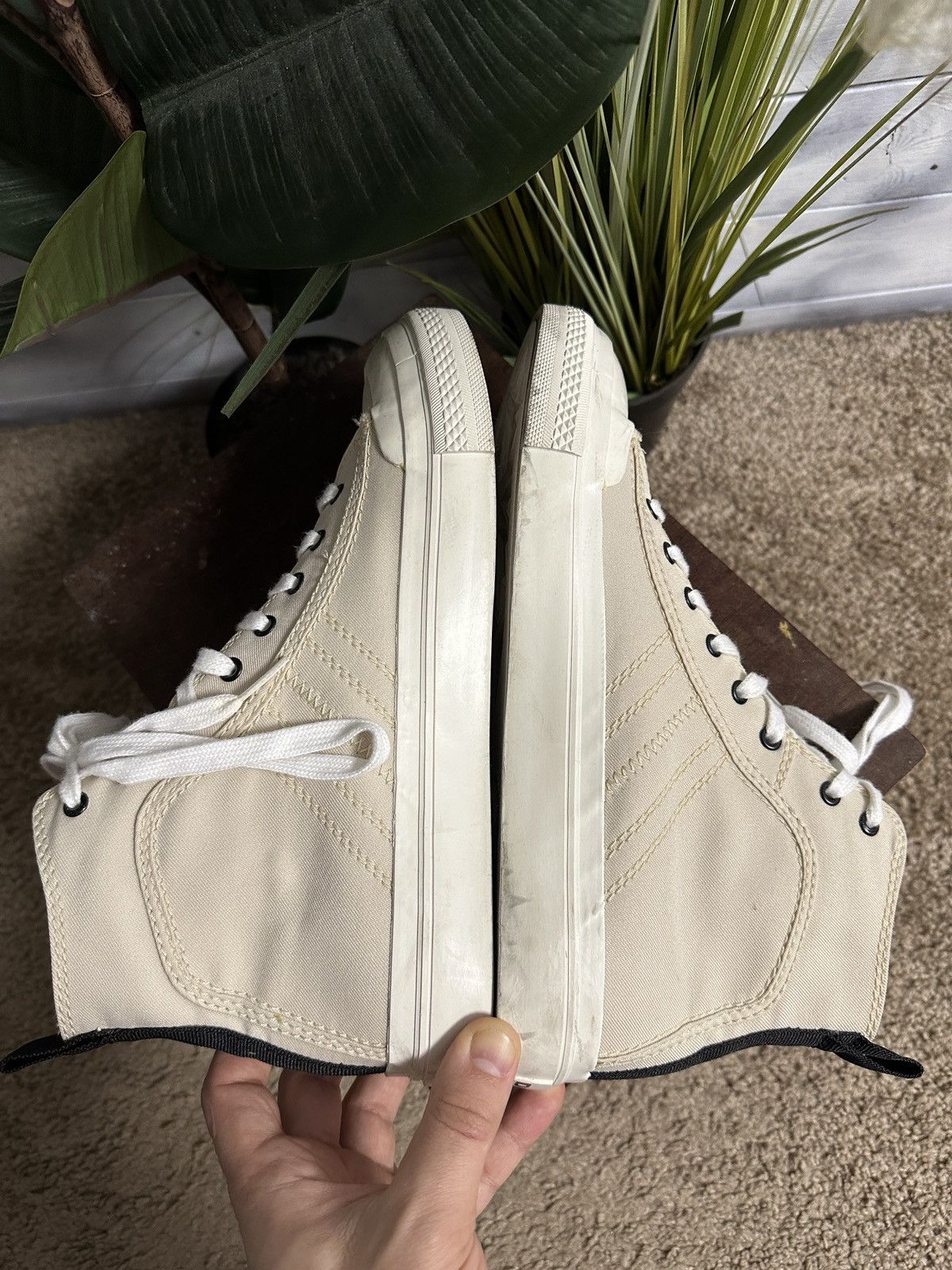 Diesel Rare Luxury Hi Top Sneakers Diesel Punk Logo Size US 9 / EU 42 - 6 Thumbnail
