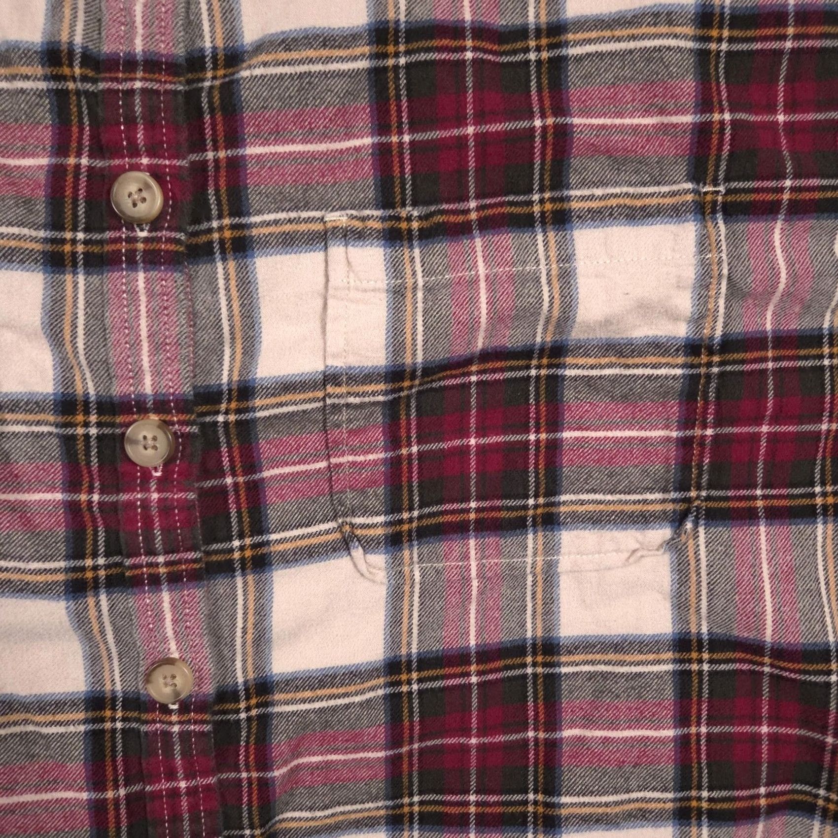 Madewell Madewell Shirt Womens Medium Red Plaid Flannel Button Front Long Sleeve Top Size M / US 6-8 / IT 42-44 - 4 Thumbnail
