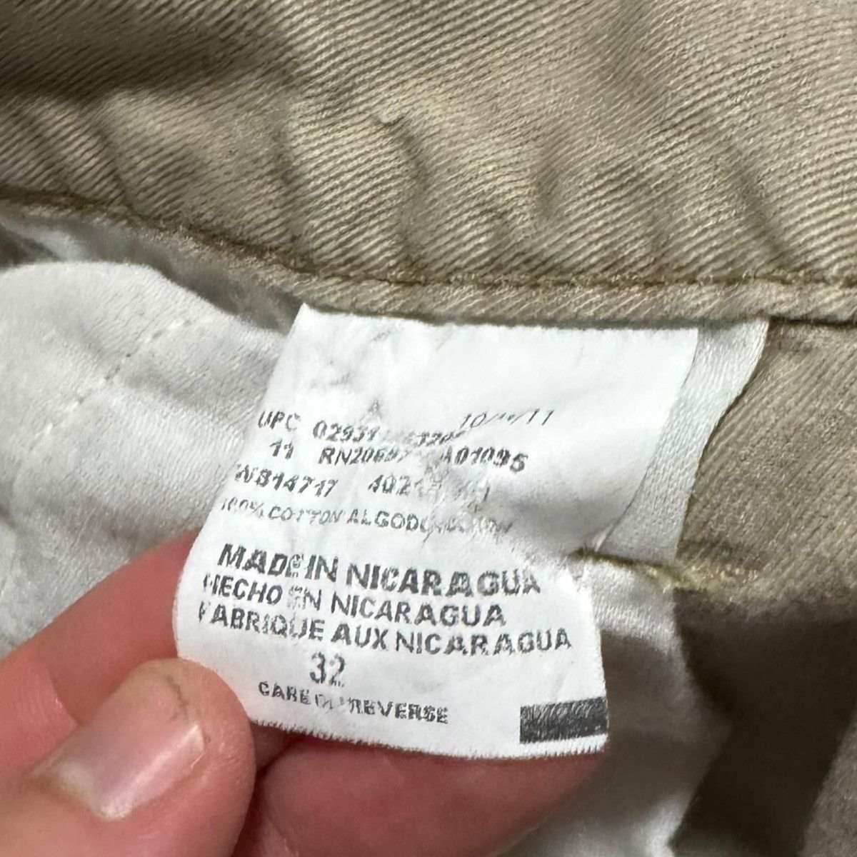 Dickies Dickies Tan/Khaki Cargo Distressed Frayed Shorts Men's 32.5 Size US 32 / EU 48 - 5 Thumbnail