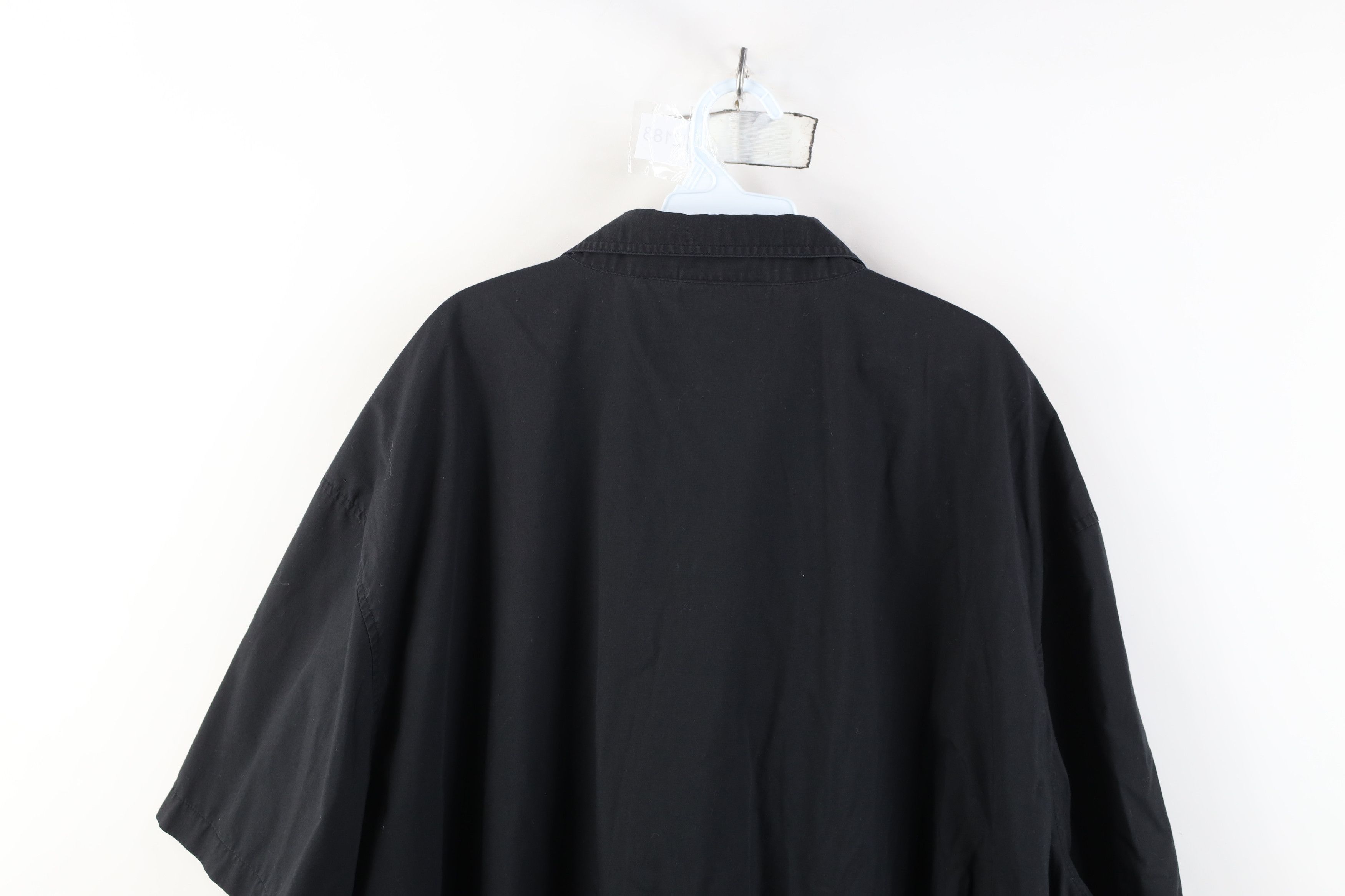 Vintage Vintage 90s Streetwear Collared Pullover Polo Shirt Black Size US XXL / EU 58 / 5 - 13 Thumbnail