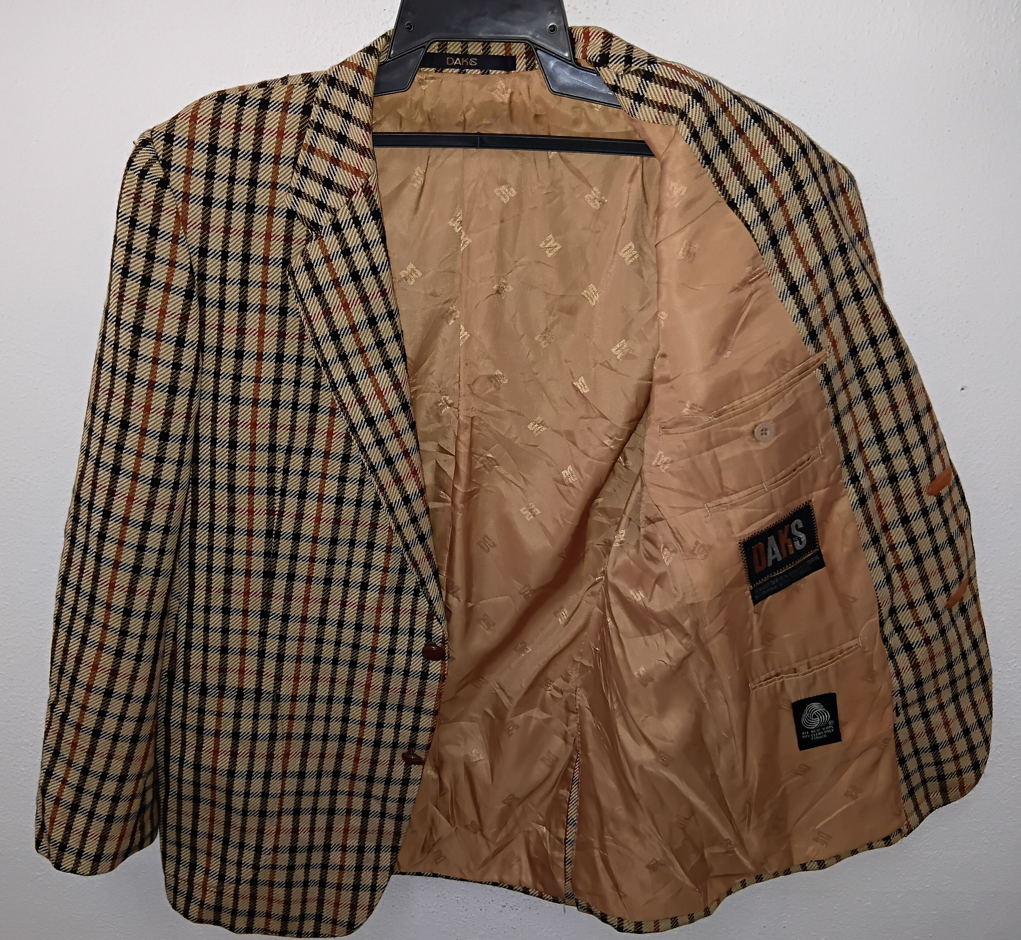 DAKS Vintage DAKS London Blazer Coat Wool Jacket Size US M / EU 48-50 / 2 - 5 Thumbnail