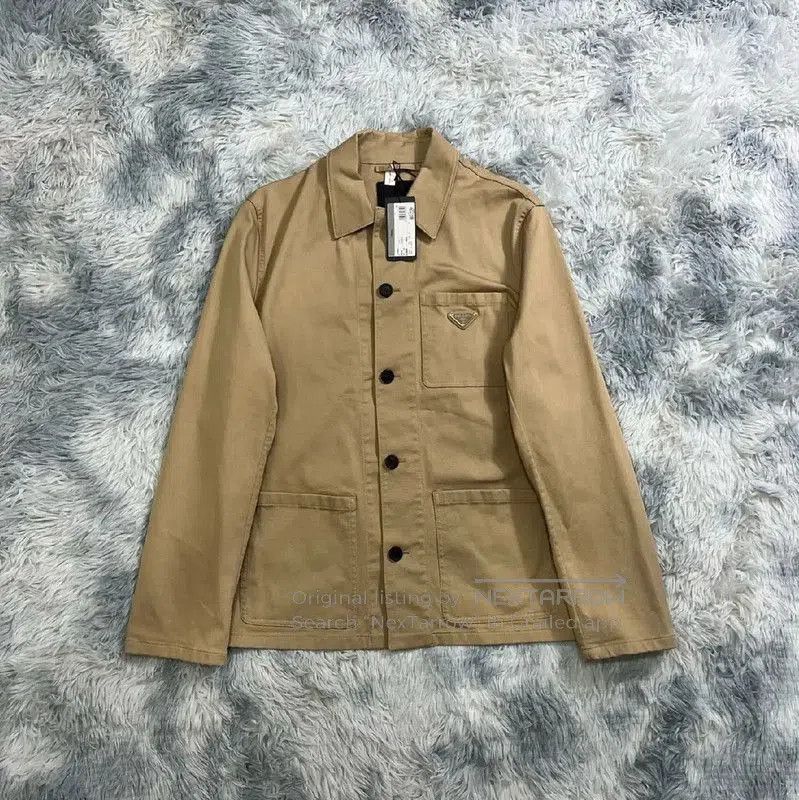 Prada Prada Beige XL Men's Casual Outerwear. Size US XL / EU 56 / 4 - 1 Thumbnail