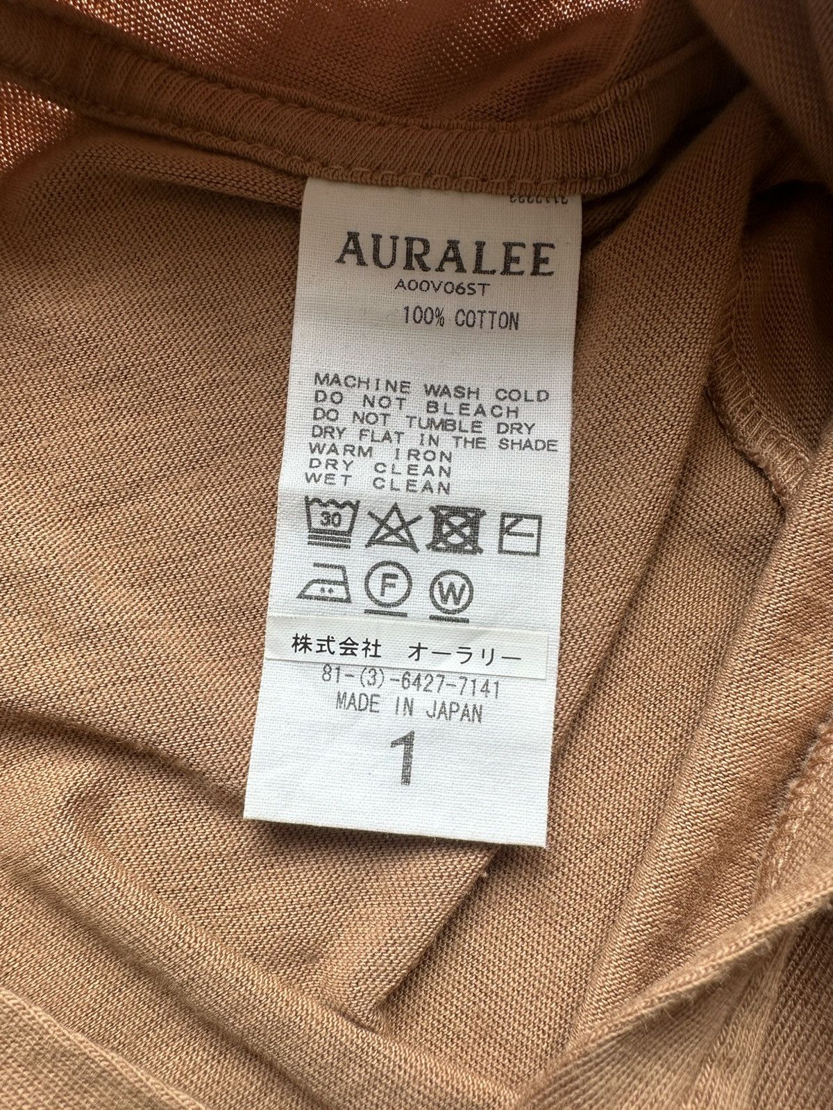 Auralee Auralee V-Neck T Shirt Size US S / EU 44-46 / 1 - 6 Thumbnail