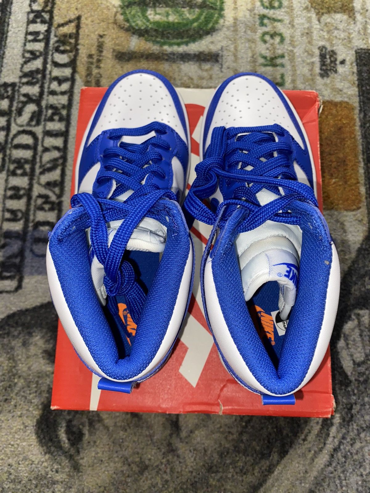 Nike Nike Dunk High Game Royal (5Y Grade School) Size US 6.5 / IT 36.5 - 5 Thumbnail