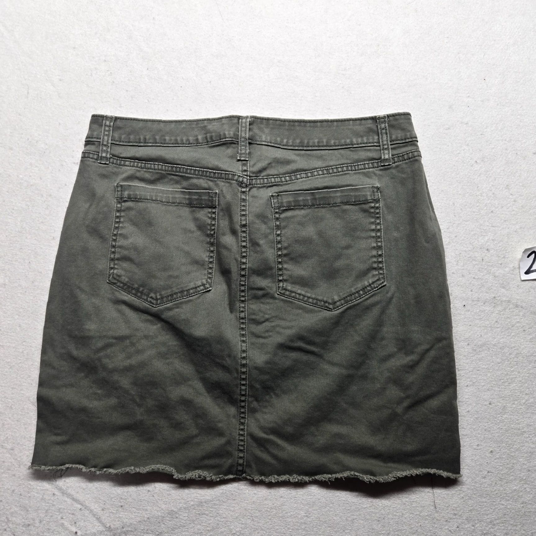 Vintage Universal Thread Skirt Adult Women 12 Black Denim Mini Short Vintage No Size 34" / US 12 / IT 48 - 6 Thumbnail